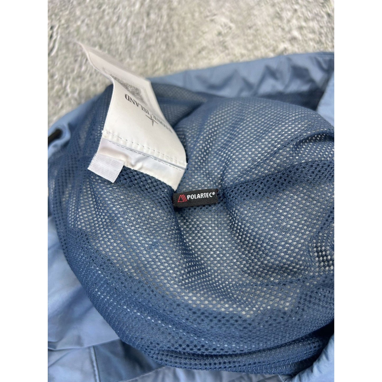 Stone Island vest baby blue gillet with badge