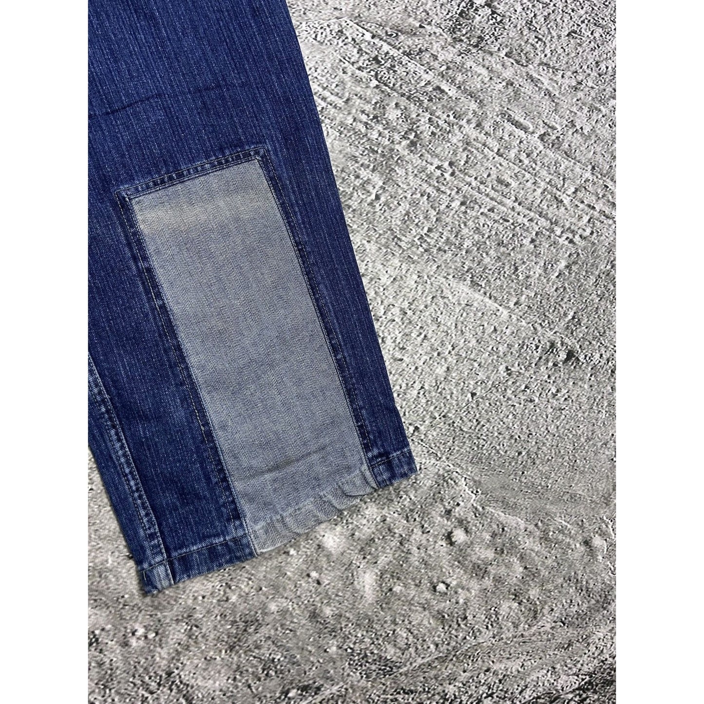 FuBu jeans vintage baggy denim pants blue