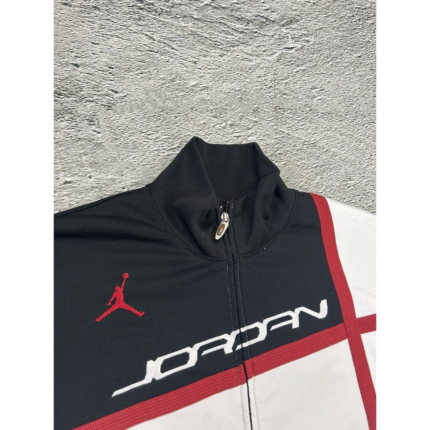 Jordan track jacket zip sweatshirt vintage 2000s white