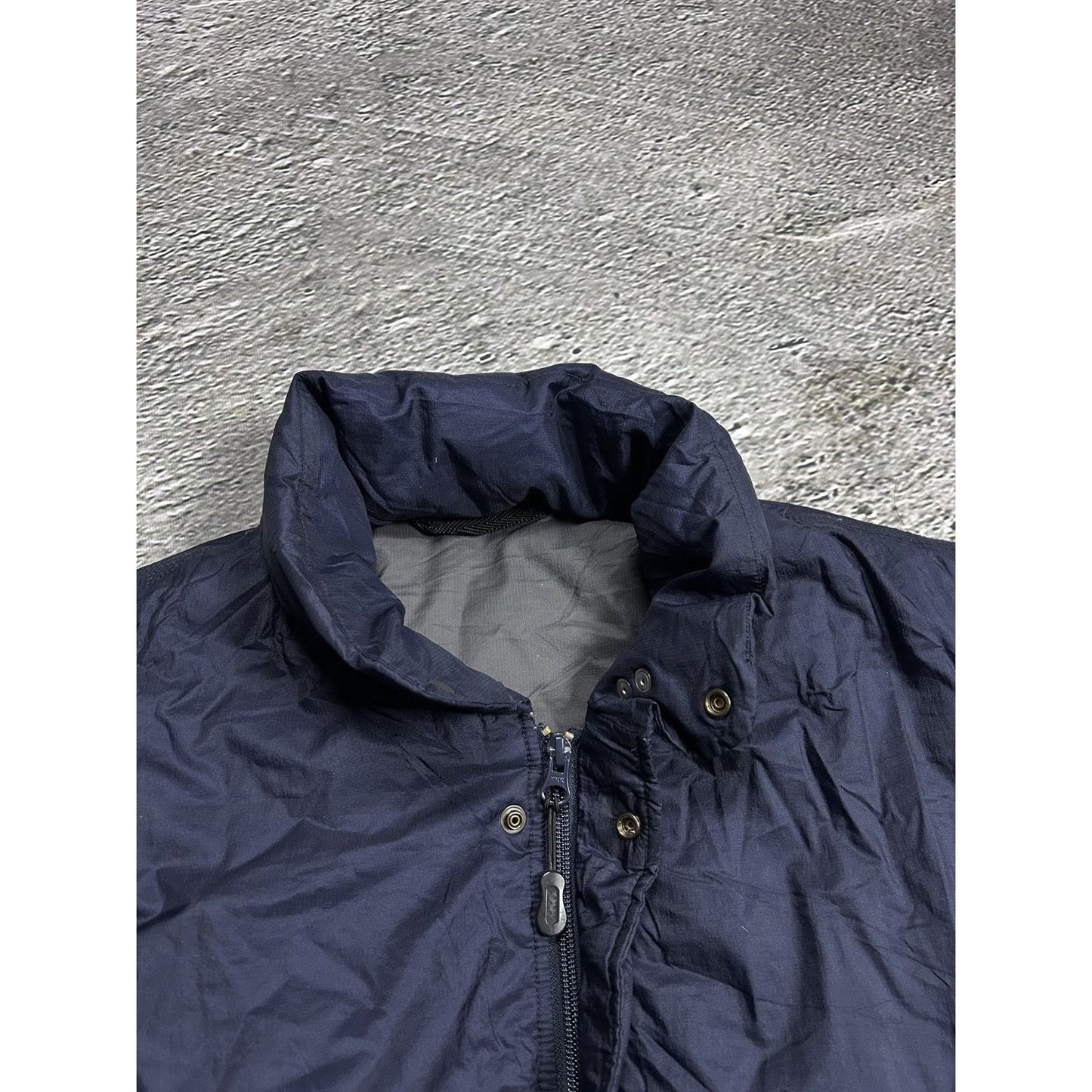 C.P. Company down jacket vest navy gillet archive with badge