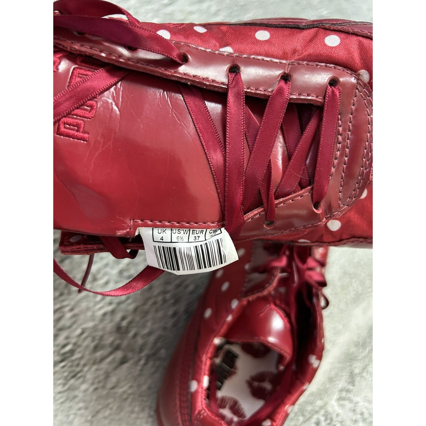 Puma speedcat kiss vintage OG 2000s red sneakers Y2K