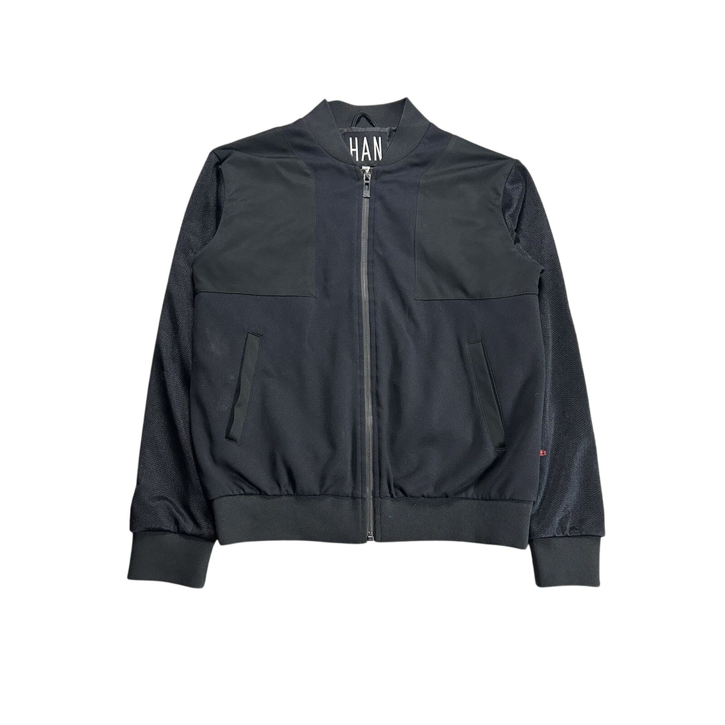 Han Kjobenhavn nylon bomber jacket black