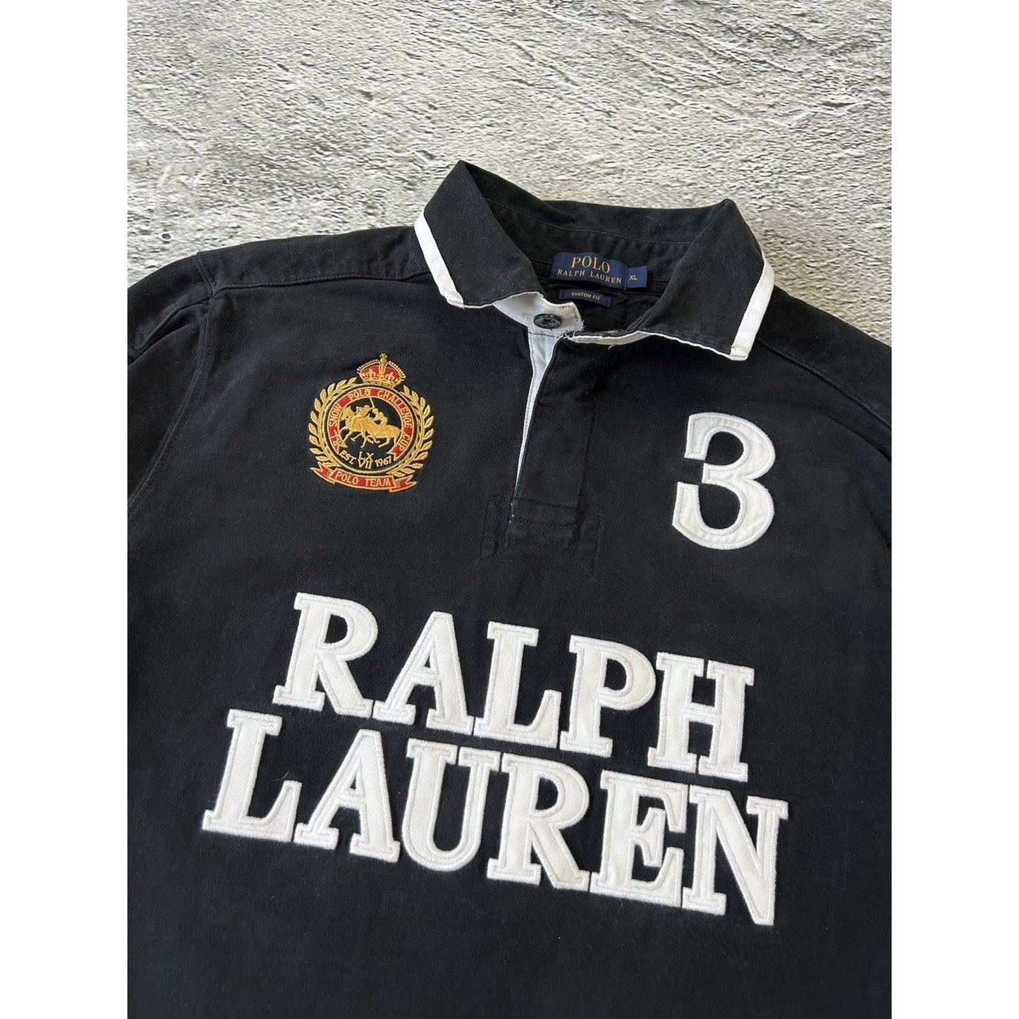 Chief Keef Polo Ralph Lauren longsleeve big logo black