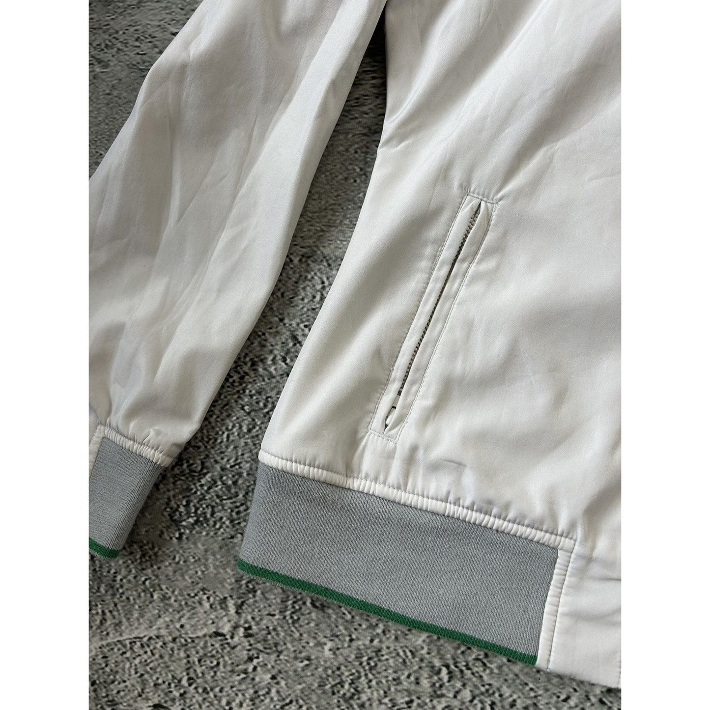 BMW Racing Jacket vintage white bomber track jacket