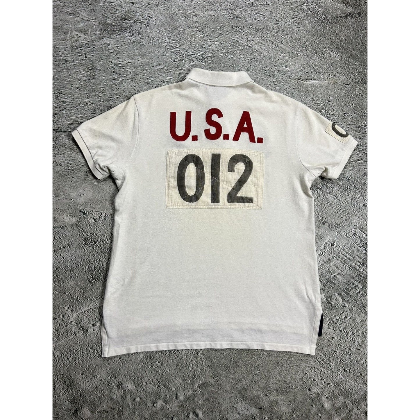 Chief Keef Polo Ralph Lauren USA big pony white shirt