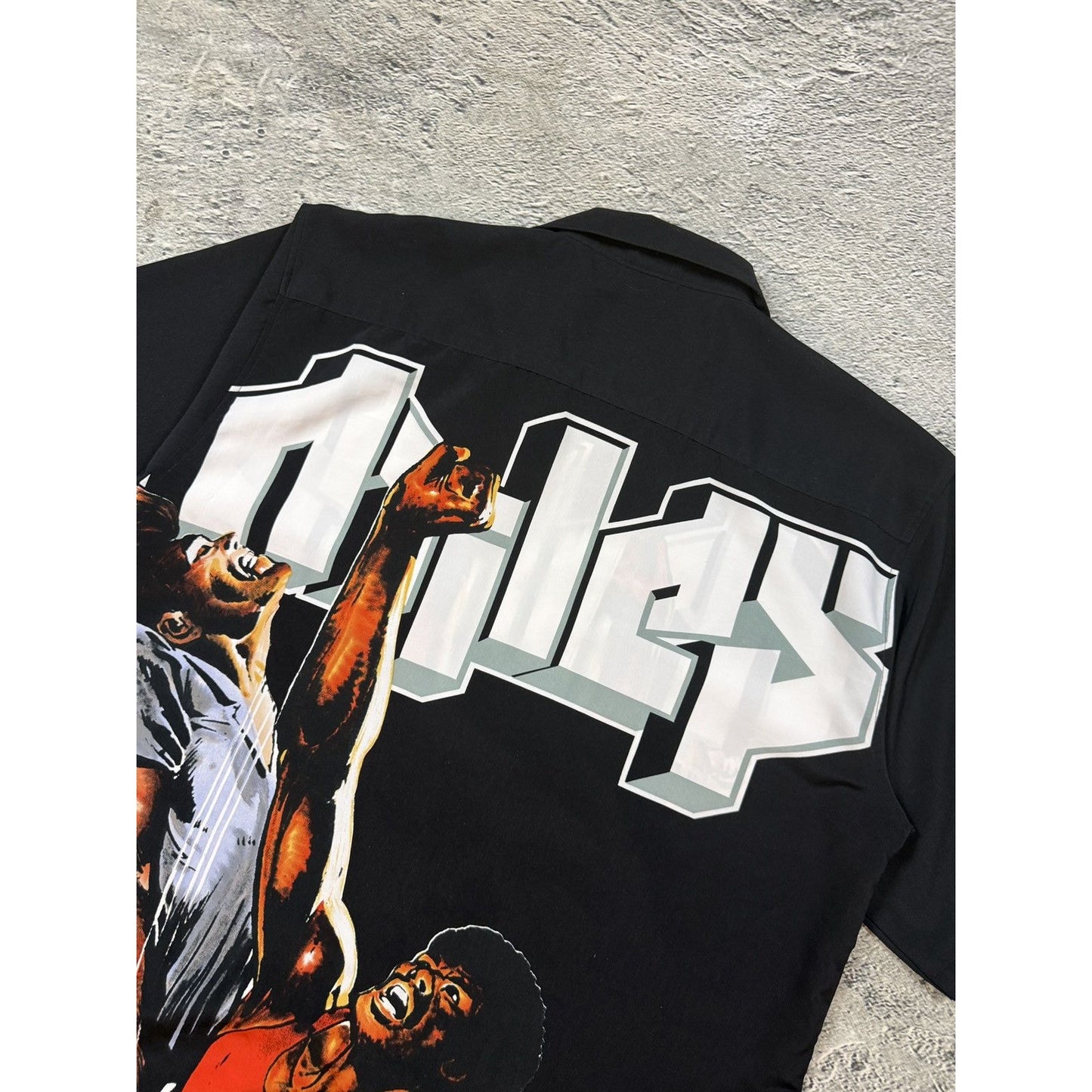 Sir Benni Miles New York button up shirt comics