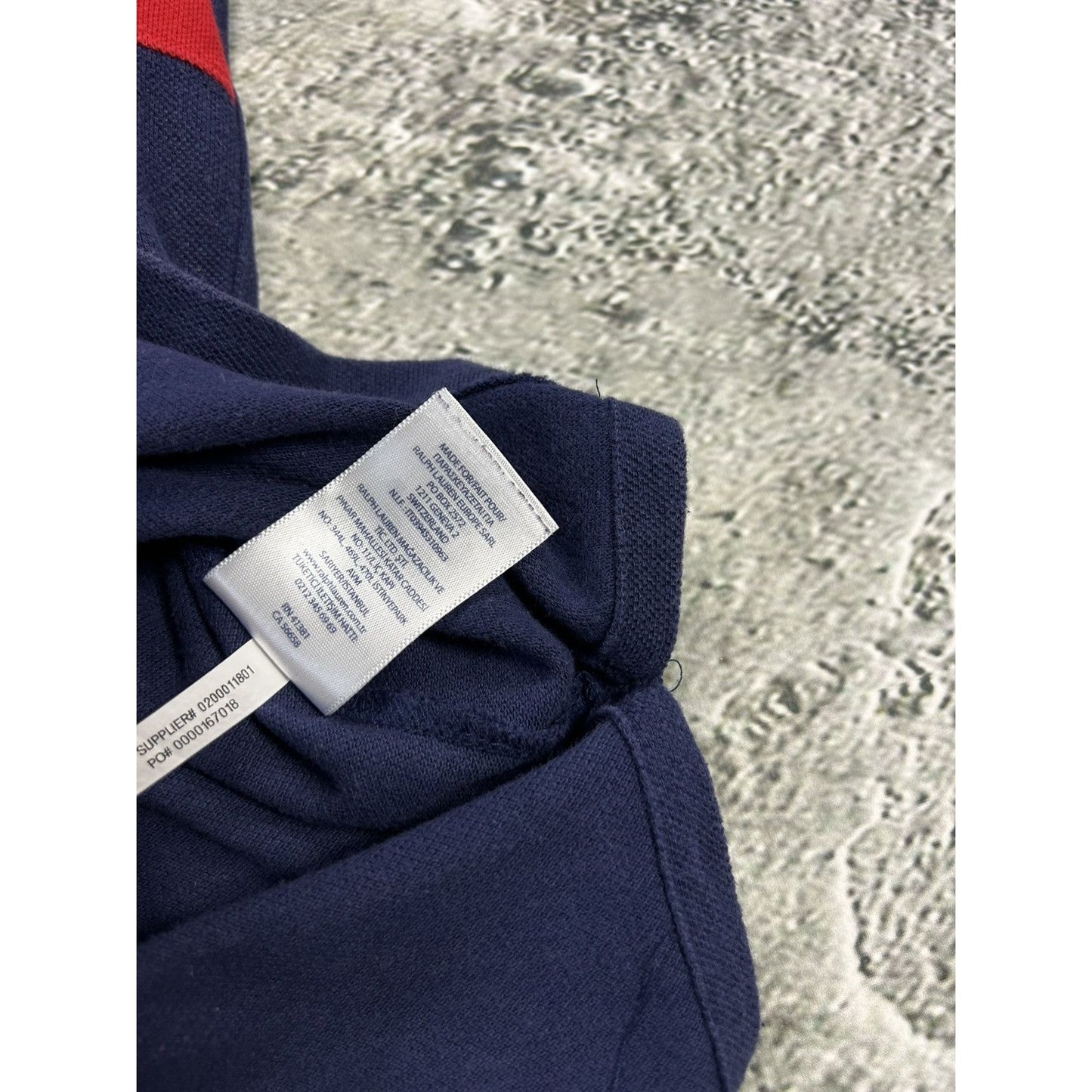 Chief Keef Polo Ralph Lauren Great Britain vintage red navy