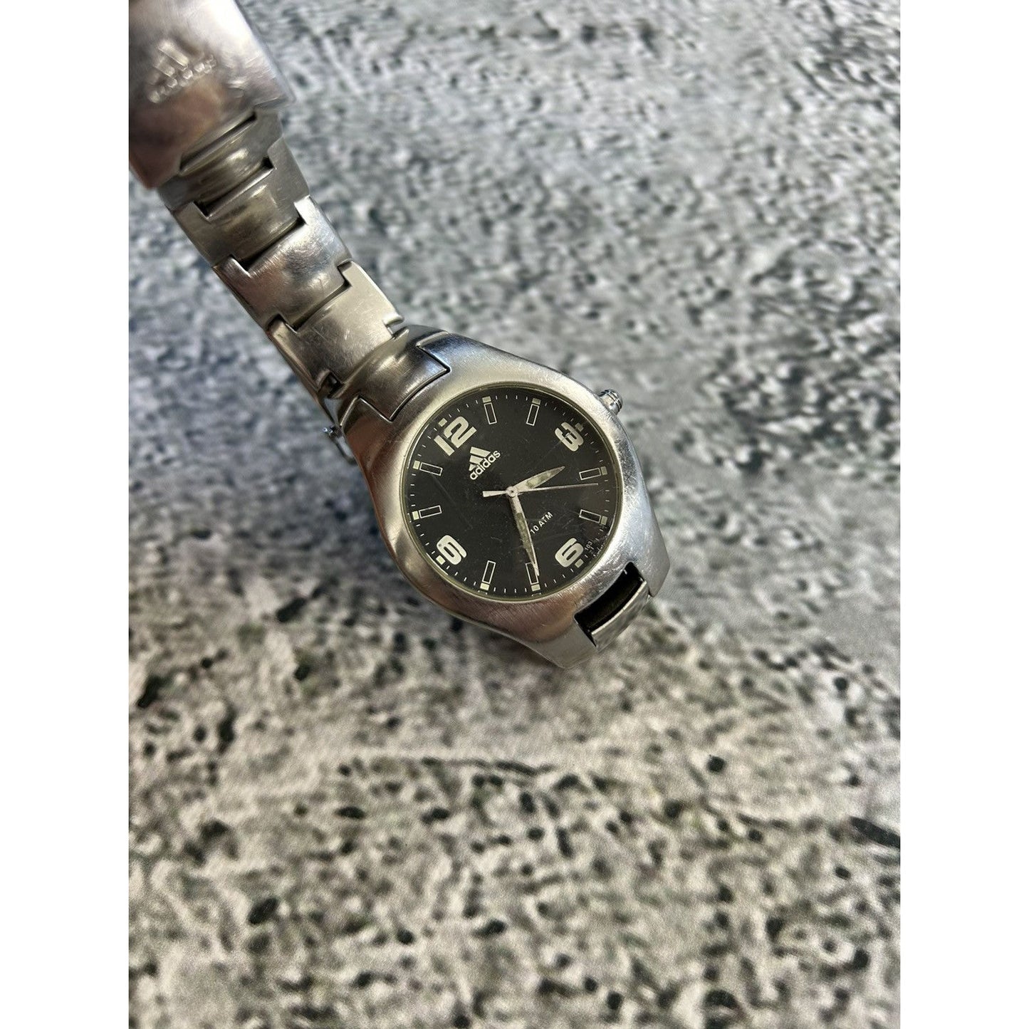 Adidas Watch silver Y2K vintage