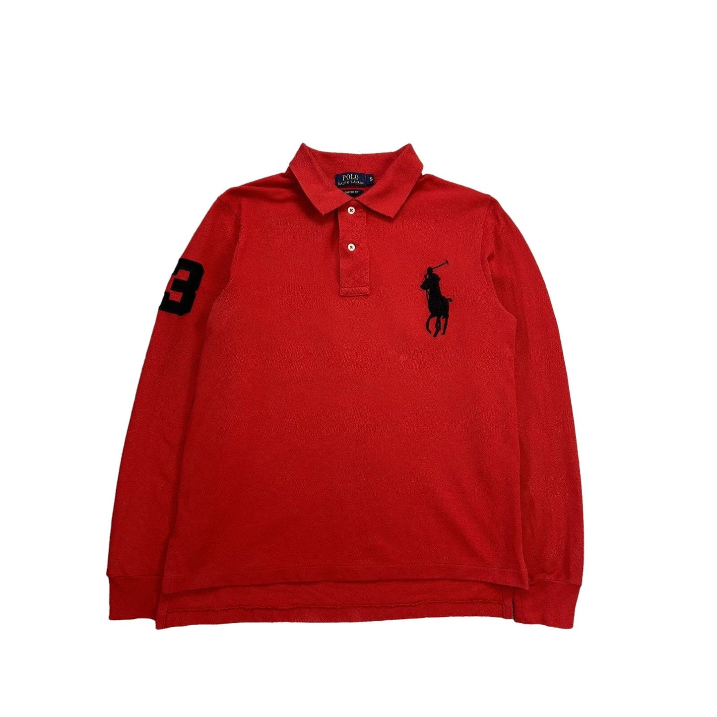Polo Ralph Lauren vintage longsleeve rugby red big pony