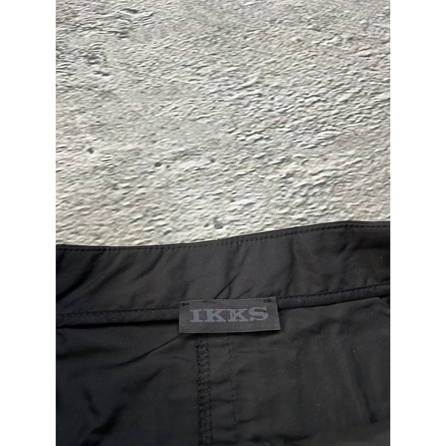 Japanese IKKS black skirt cargo multi pocket