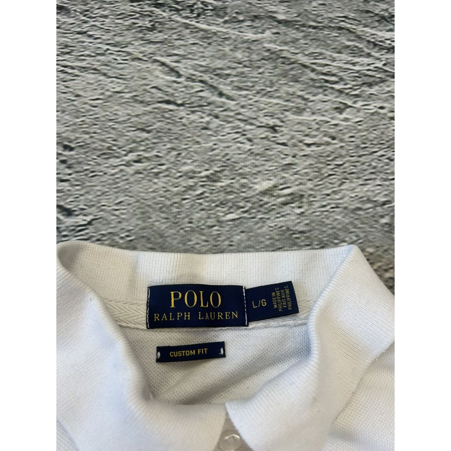 Chief Keef Polo Ralph Lauren vintage big pony white navy