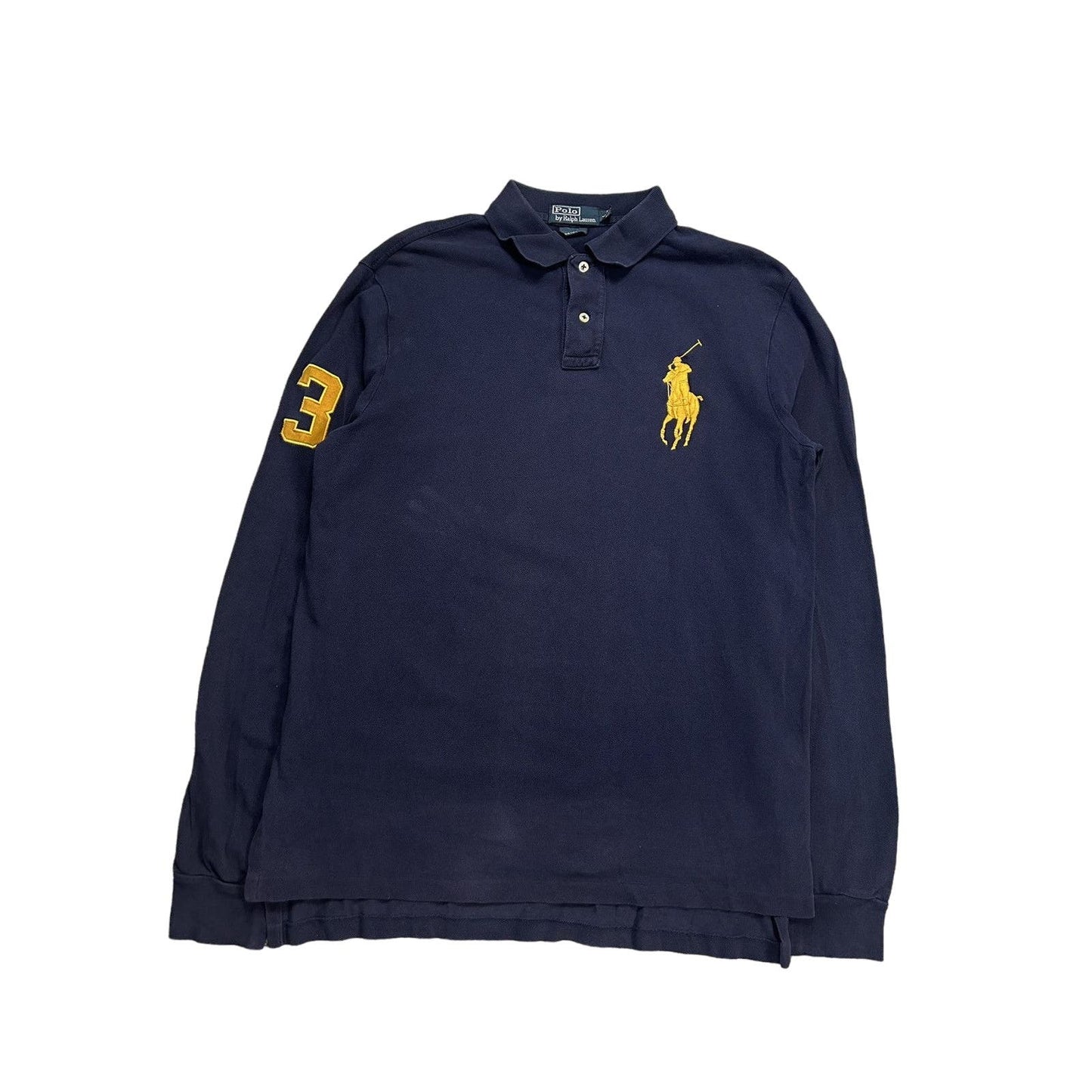 Polo Ralph Lauren vintage longsleeve rugby navy big pony