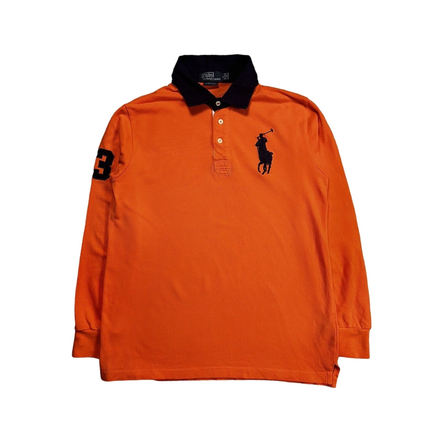 Chief Keef Polo Ralph Lauren orange big pony longsleeve