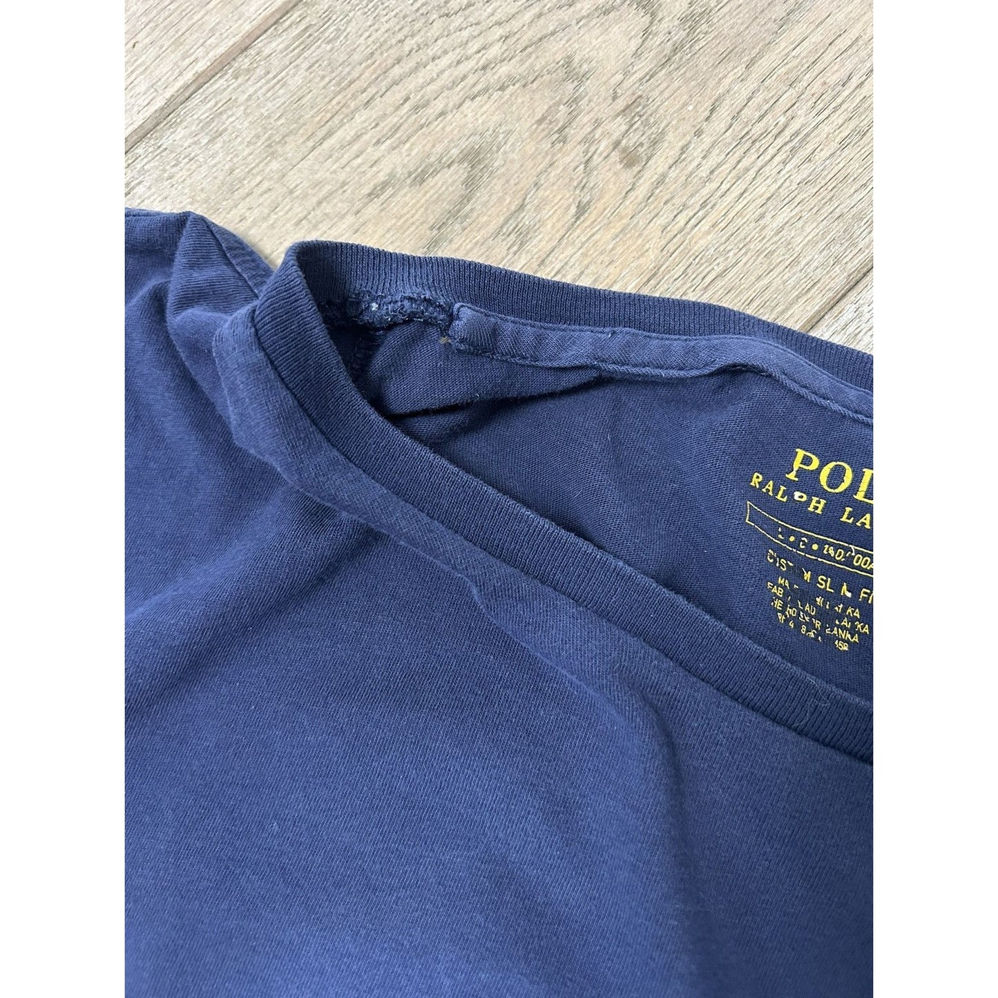 Polo Ralph Lauren vintage navy T-shirt small pony blue