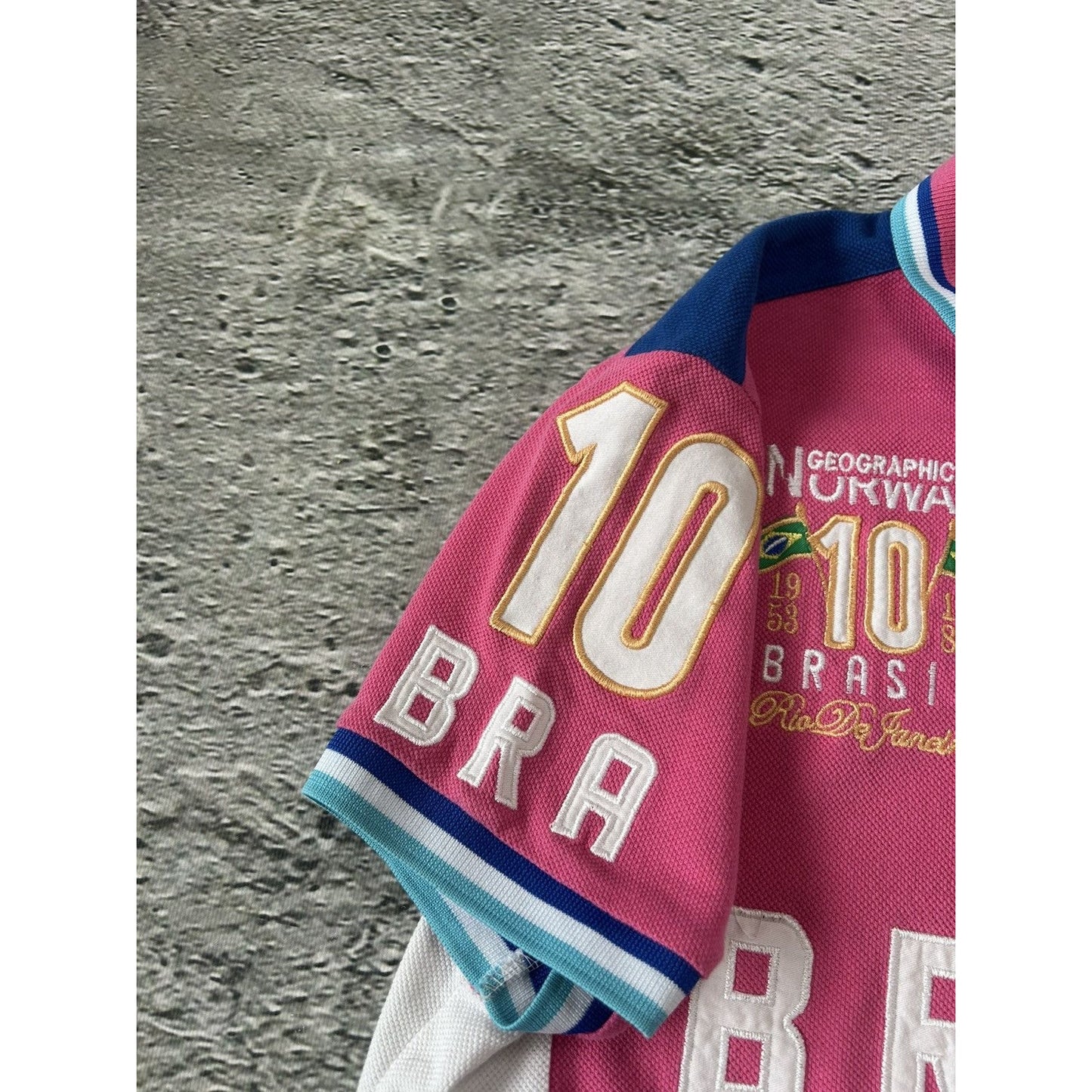 Chief Keef Polo vintage Brazil pink Geografical Norway