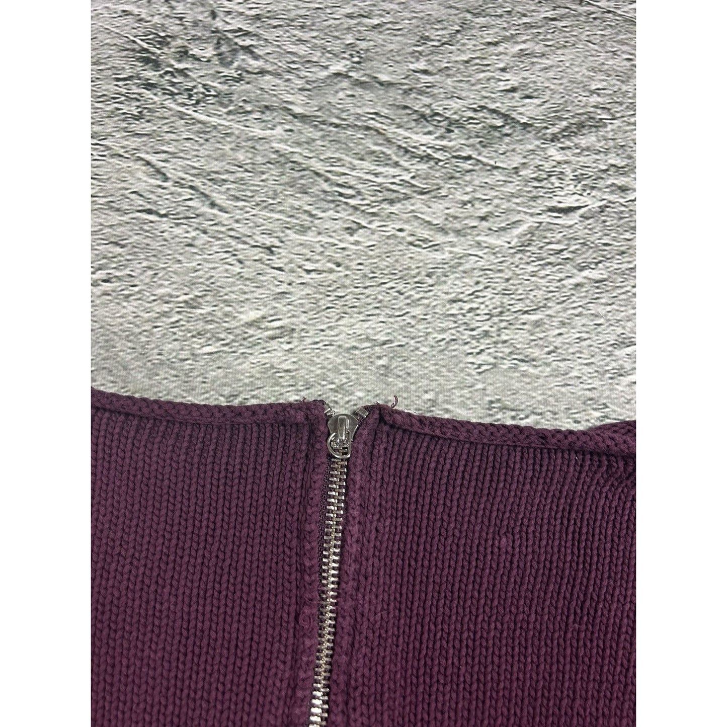 Acne Studios sweater shore ctn aw11 purple zip knit