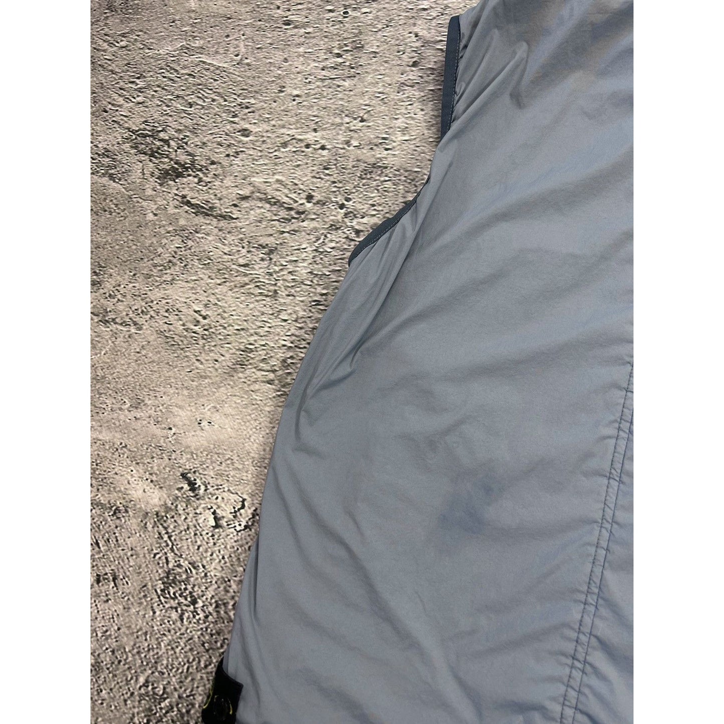 Stone Island vest baby blue gillet with badge
