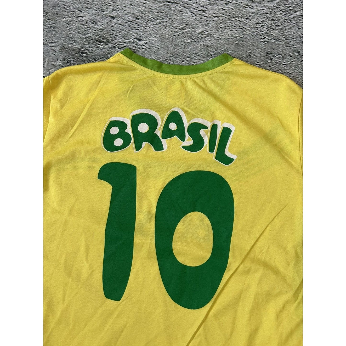 Brasil jersey world cup 2014 vintage yellow 10
