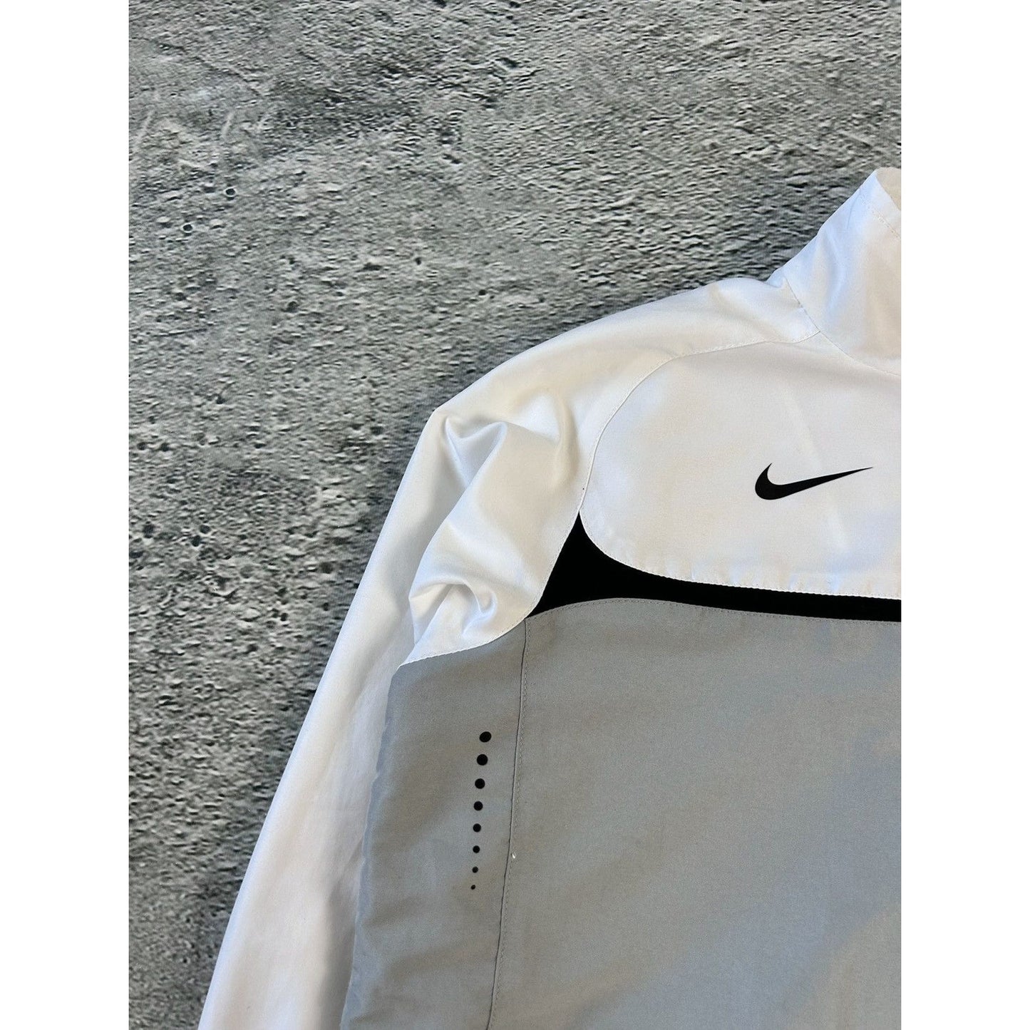 Juventus Nike track suit vintage white black drill Y2K