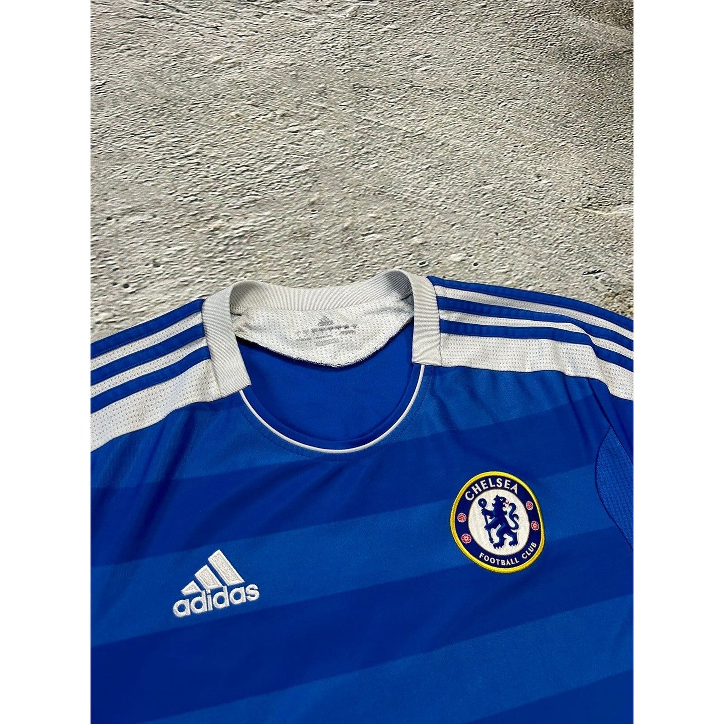 Drogba Chelsea Jersey vintage Adidas blue football 2011 12