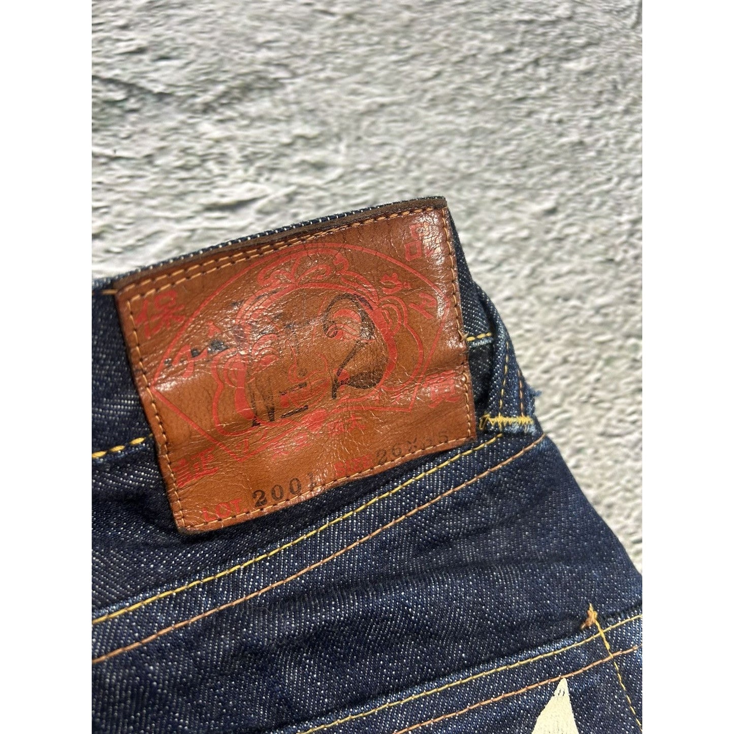 Evisu Playboy jeans vintage selvedge denim Japan RARE