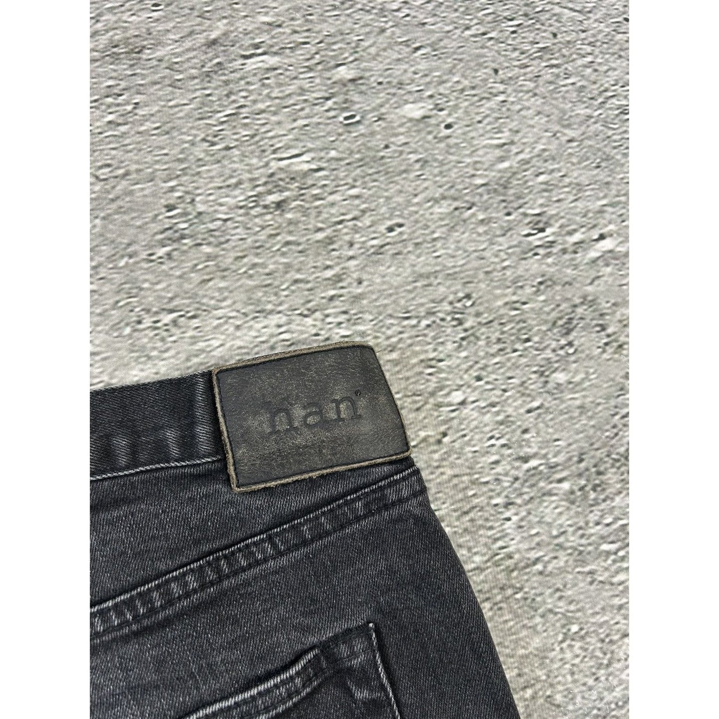 Han Kjobenhavn Black Selvedge Selvage Denim Pants Lean Fit