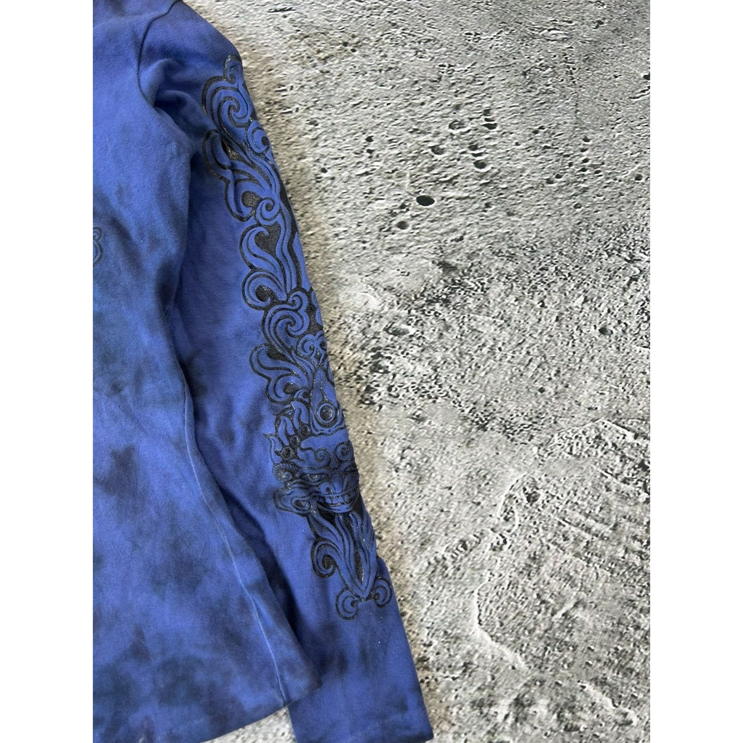 Vintage Y2K Longsleeve navy blue