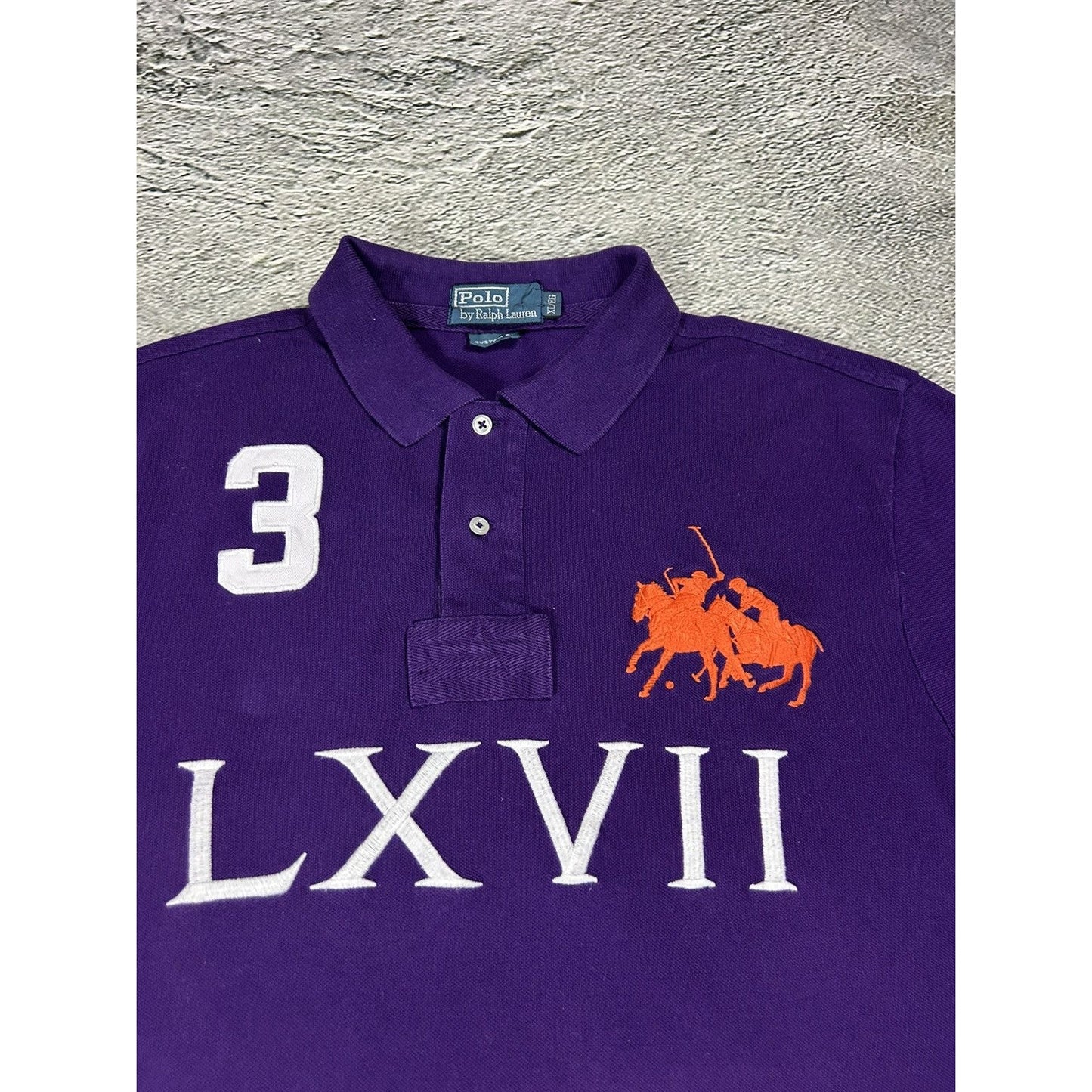 Chief Keef Polo Ralph Lauren vintage purple T-shirt Y2K