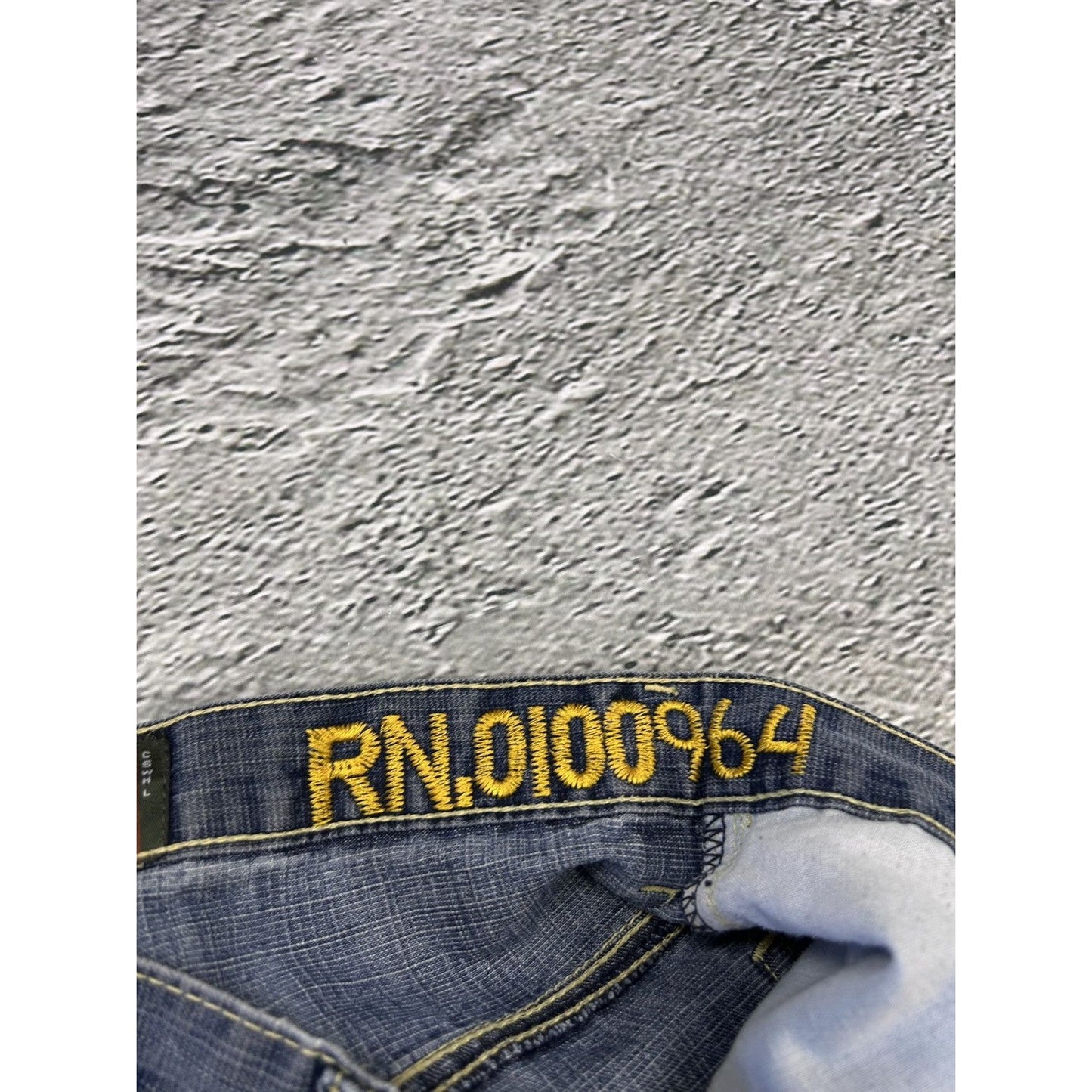 Akademiks Jeans vintage crazy embroidery Y2K blue