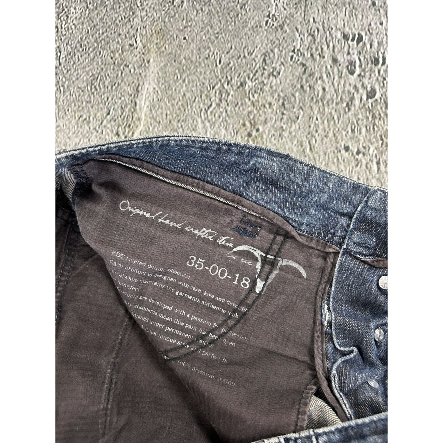 vintage jorts baggy cargo denim shorts EDC by Espirit