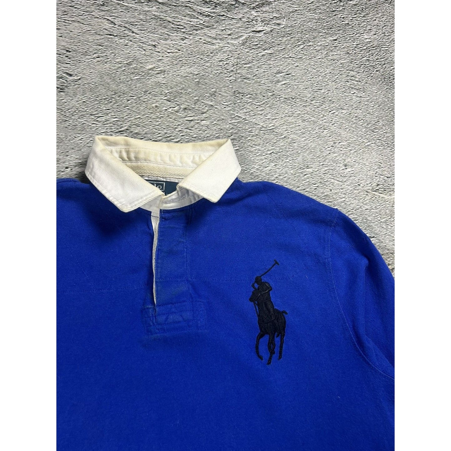 Chief Keef Polo Ralph Lauren longsleeve polo blue big pony