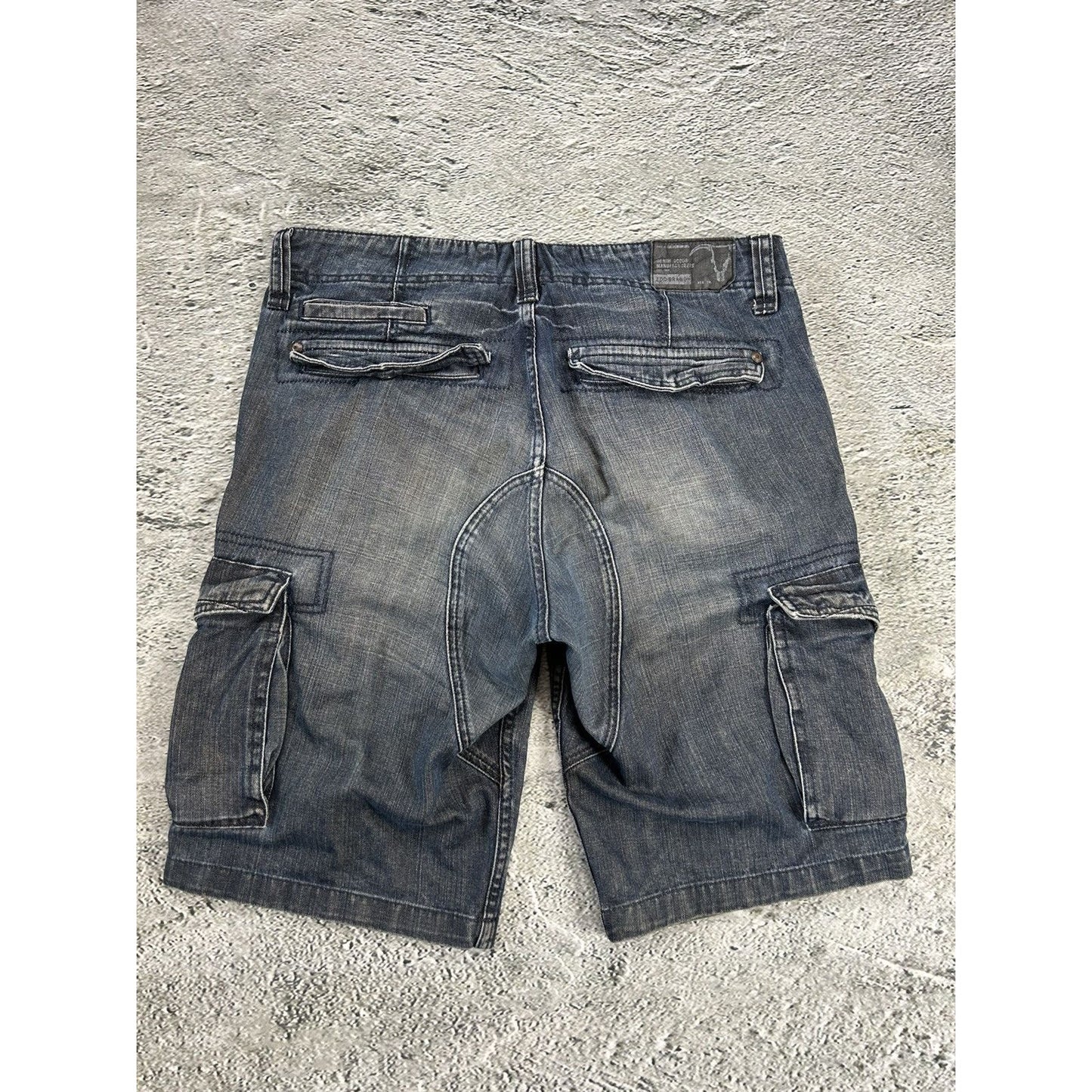 vintage jorts baggy cargo denim shorts EDC by Espirit