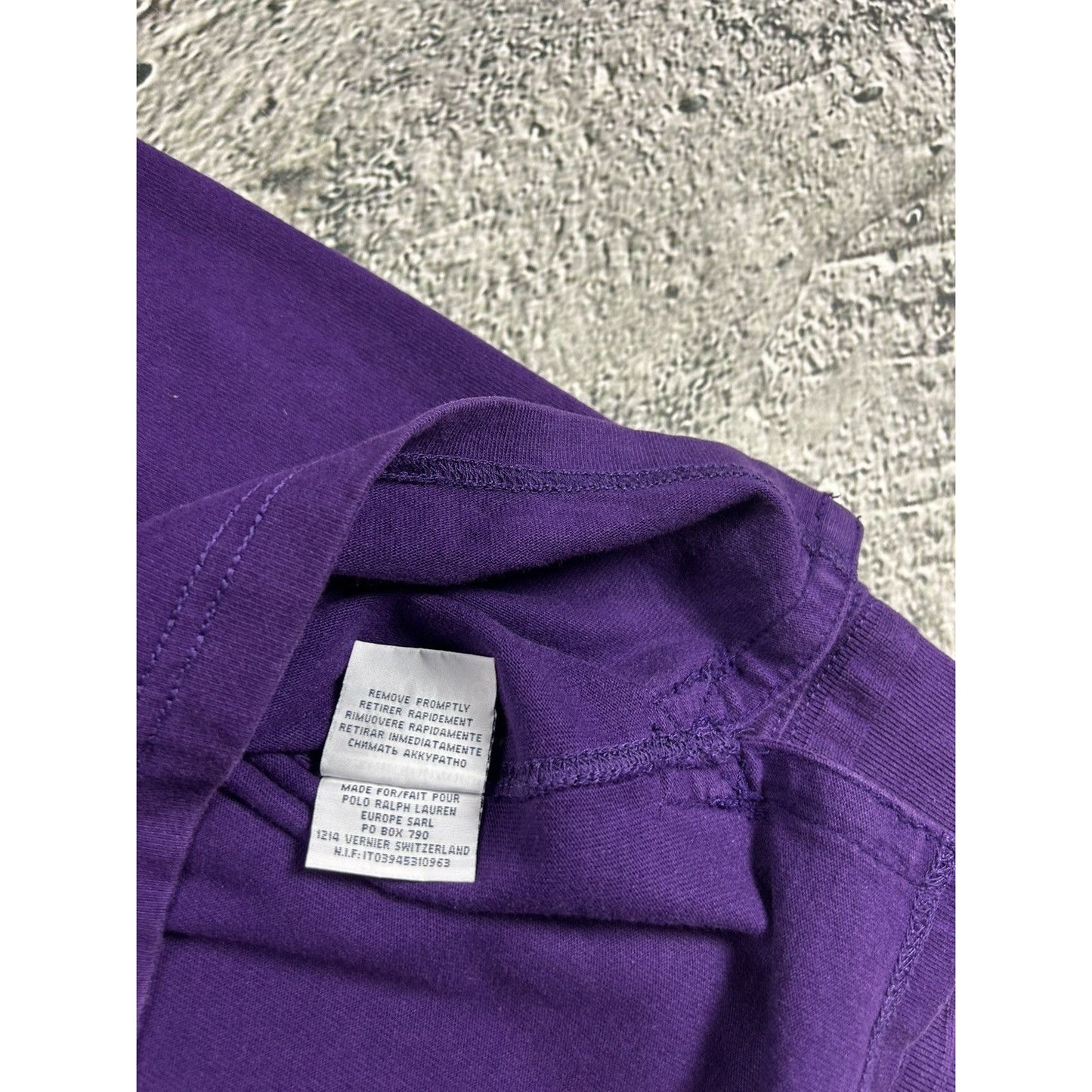 Chief Keef Polo Ralph Lauren longsleeve purple big pony