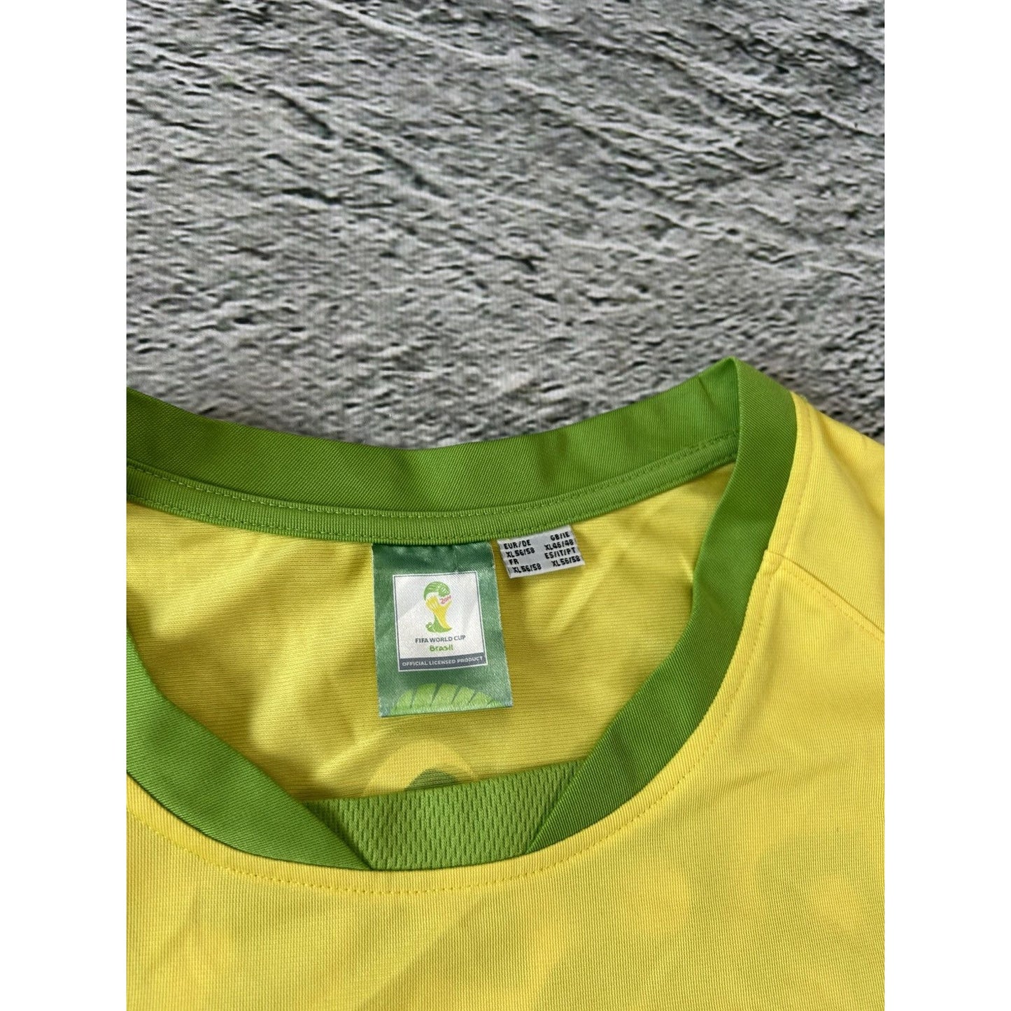Brasil jersey world cup 2014 vintage yellow 10