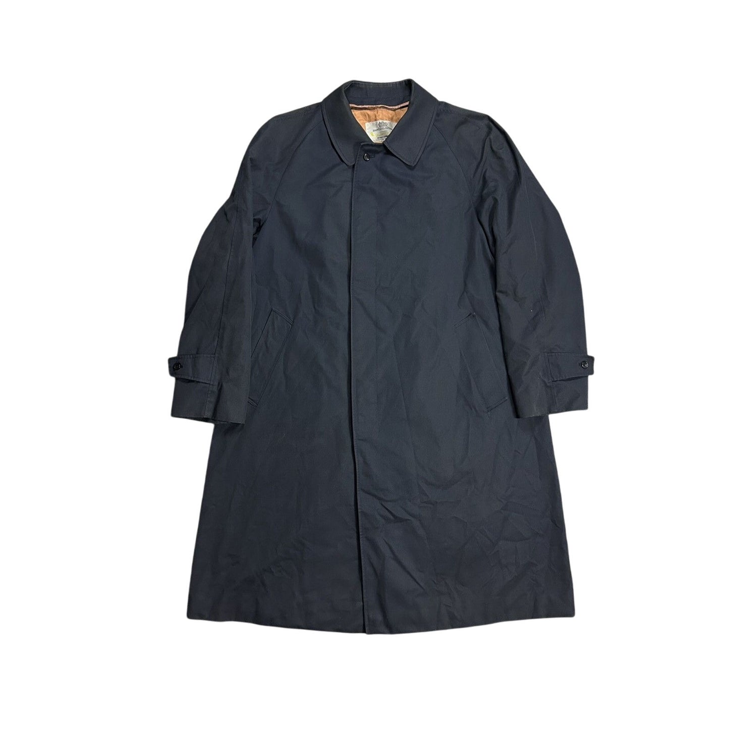 Aquascutum Aqua 5 vintage trench coat navy waterproof