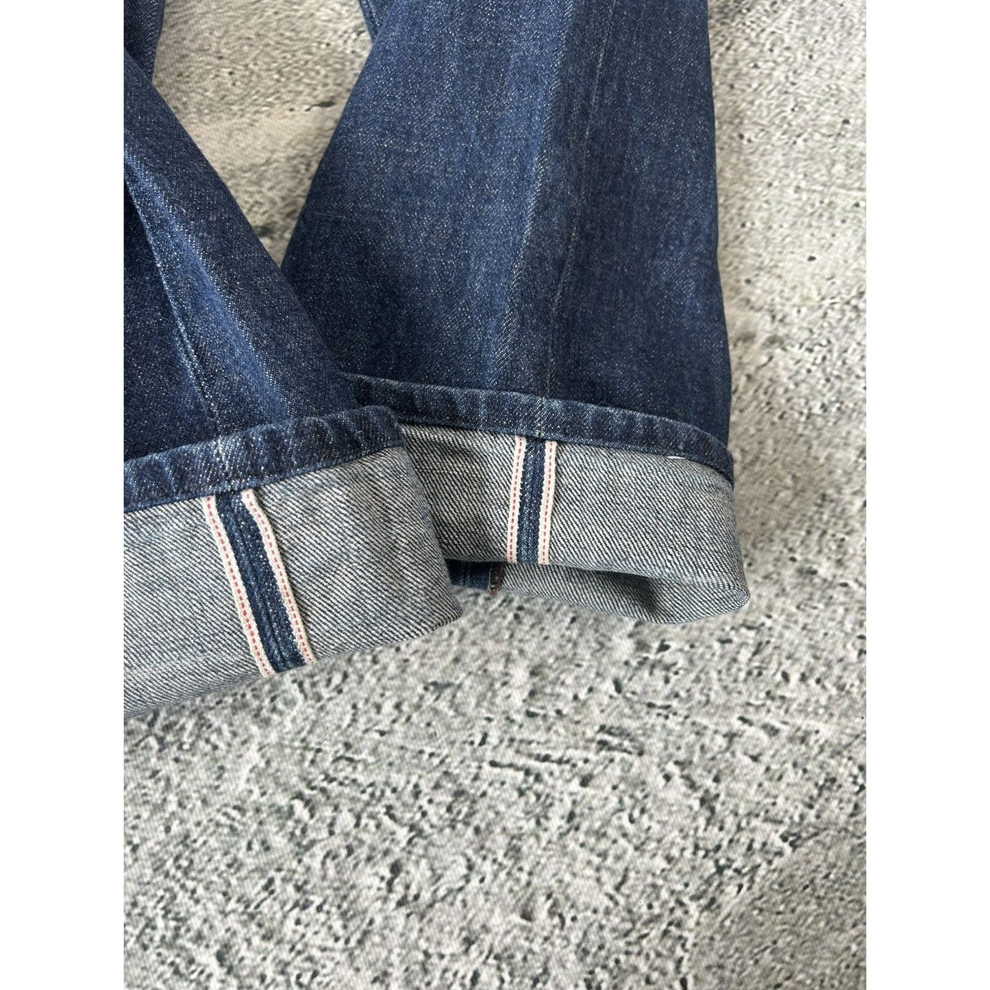 Evisu jeans vintage handpainted seagull logo selvedge denim