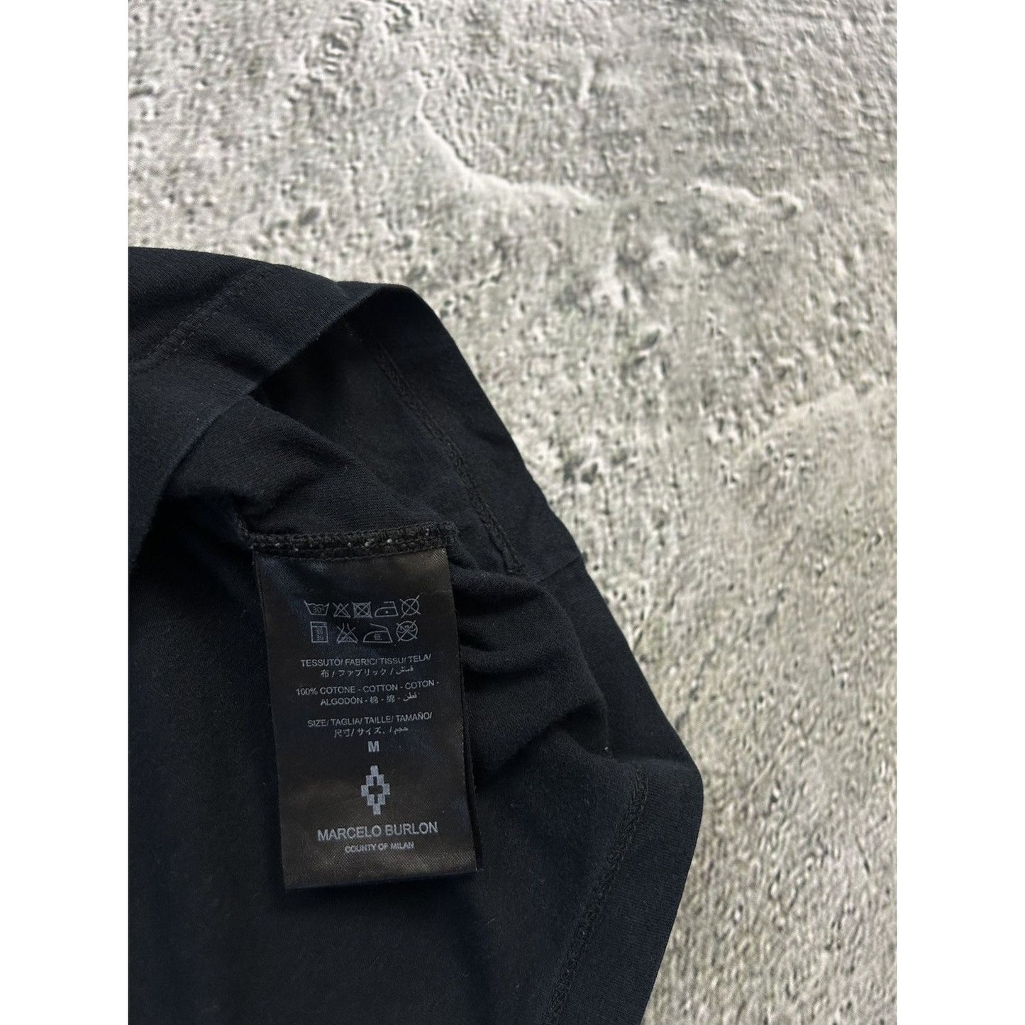 Marcelo Burlon Tee black red wings