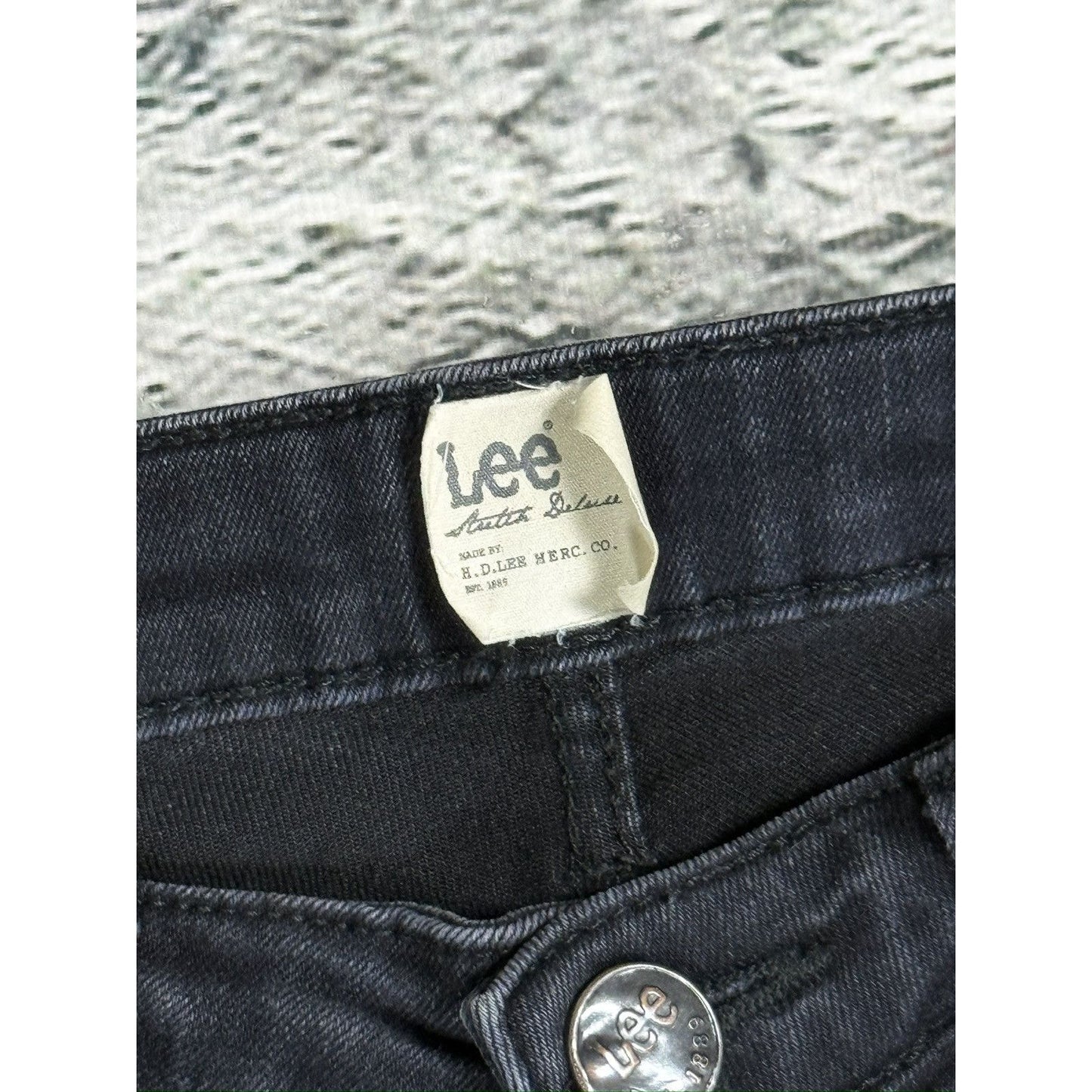 Lee skinny jeans denim pants Y2K black
