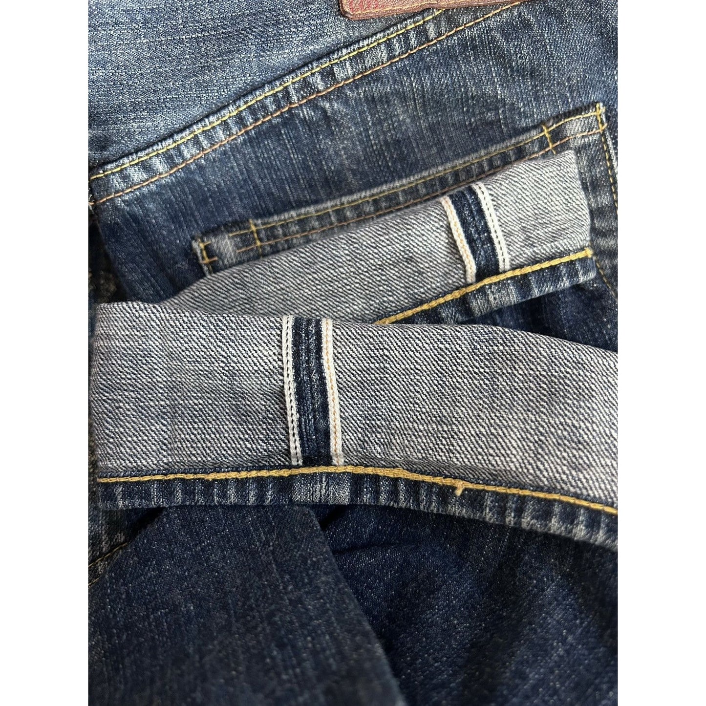 Evisu Yamane jeans vintage design selvedge seagull