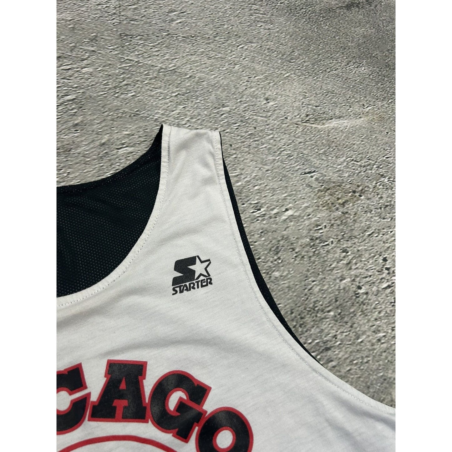 Chicago Bulls Vintage Reversible Practice Jersey Black White