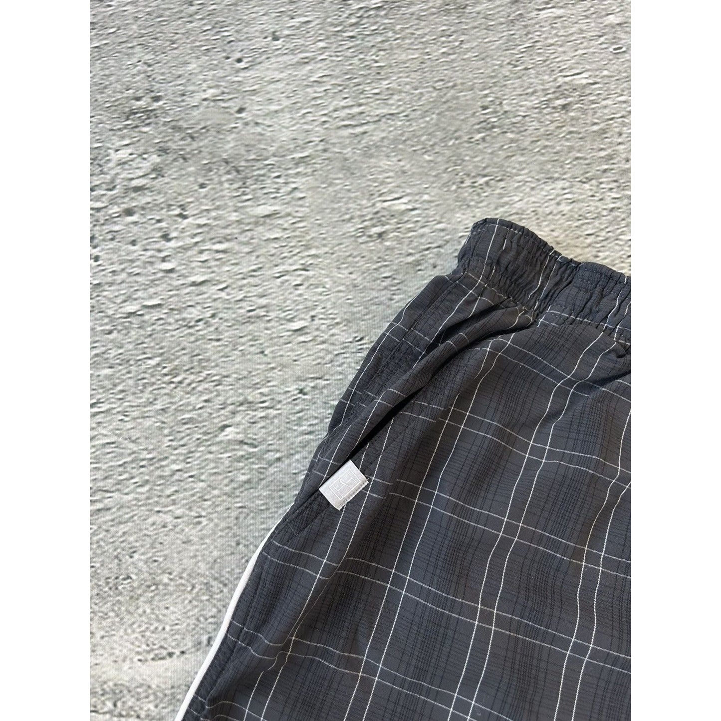 Nike vintage black shorts track pant small swoosh Y2K