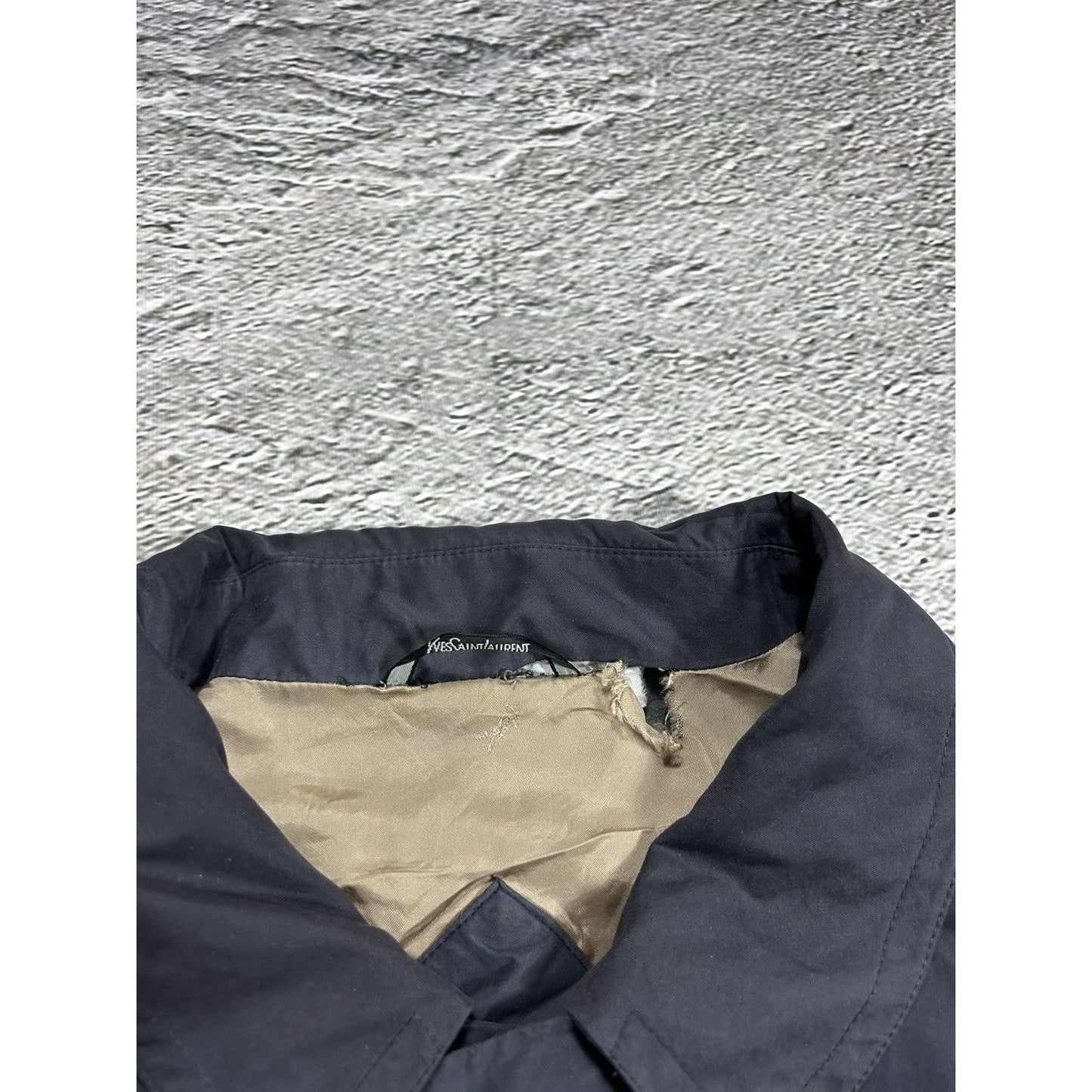 Yves Saint Laurent vintage navy coat