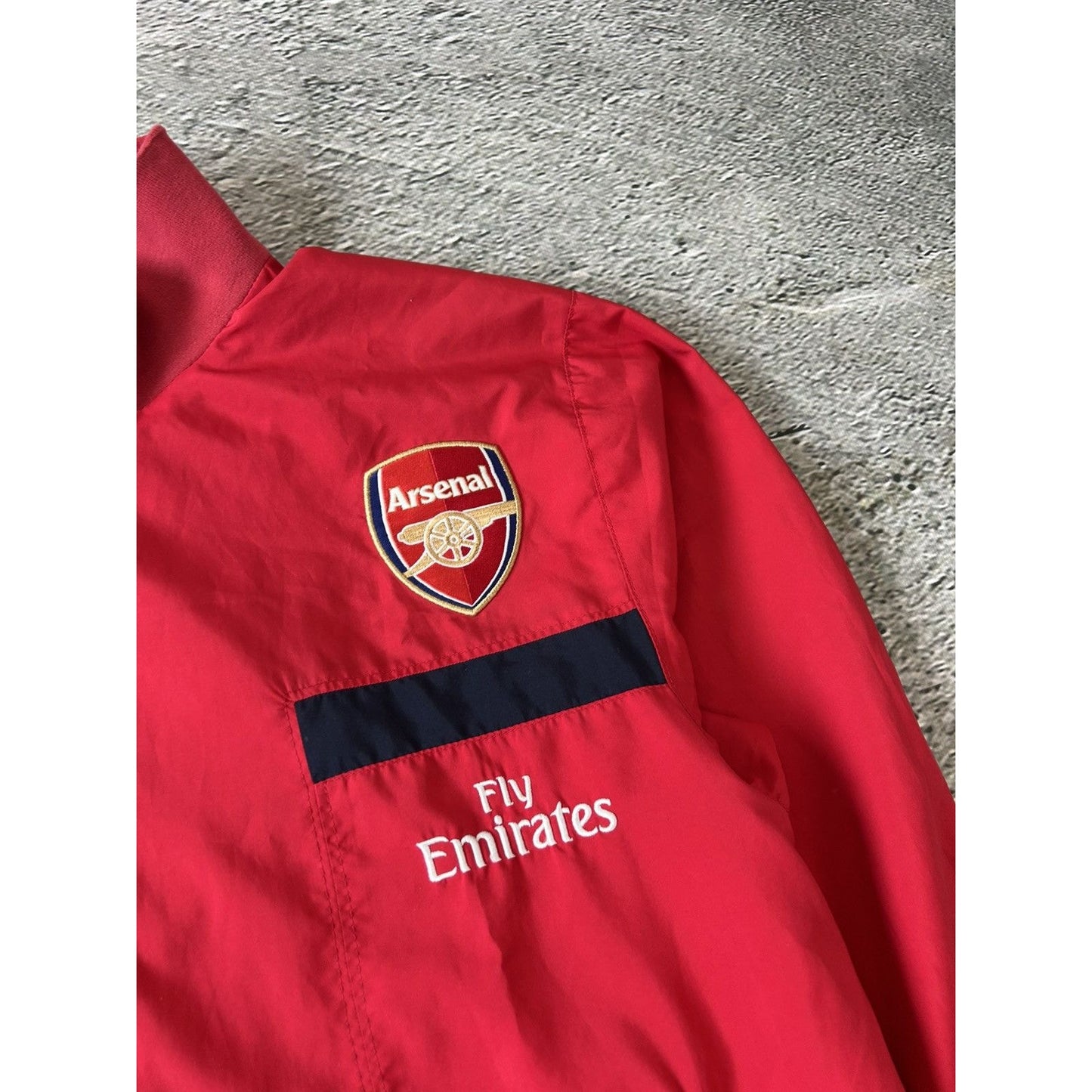 Nike Arsenal track jacket vintage red fly emirates