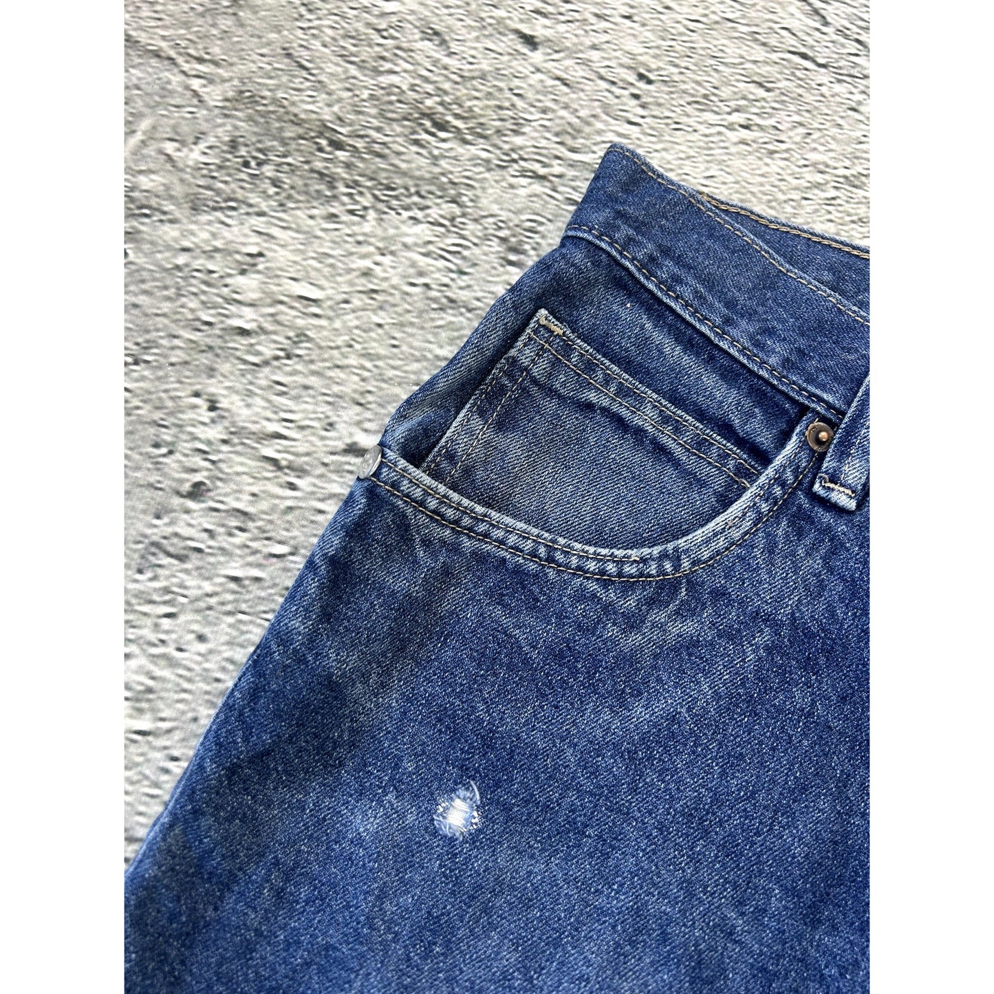 Southpole jeans Y2K big logo blue embroidery