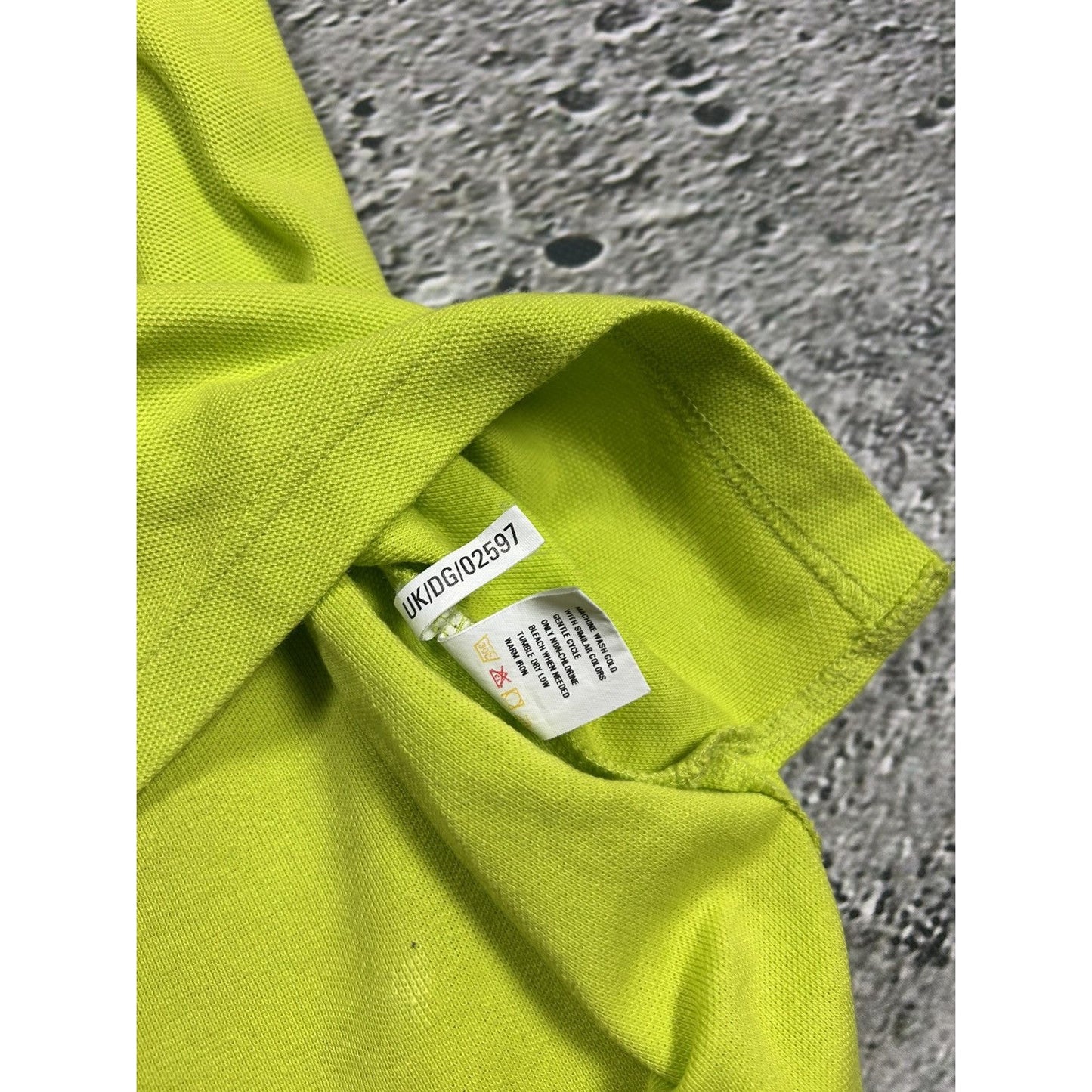 YSL Yves Saint Laurent polo vintage big logo spell out shirt