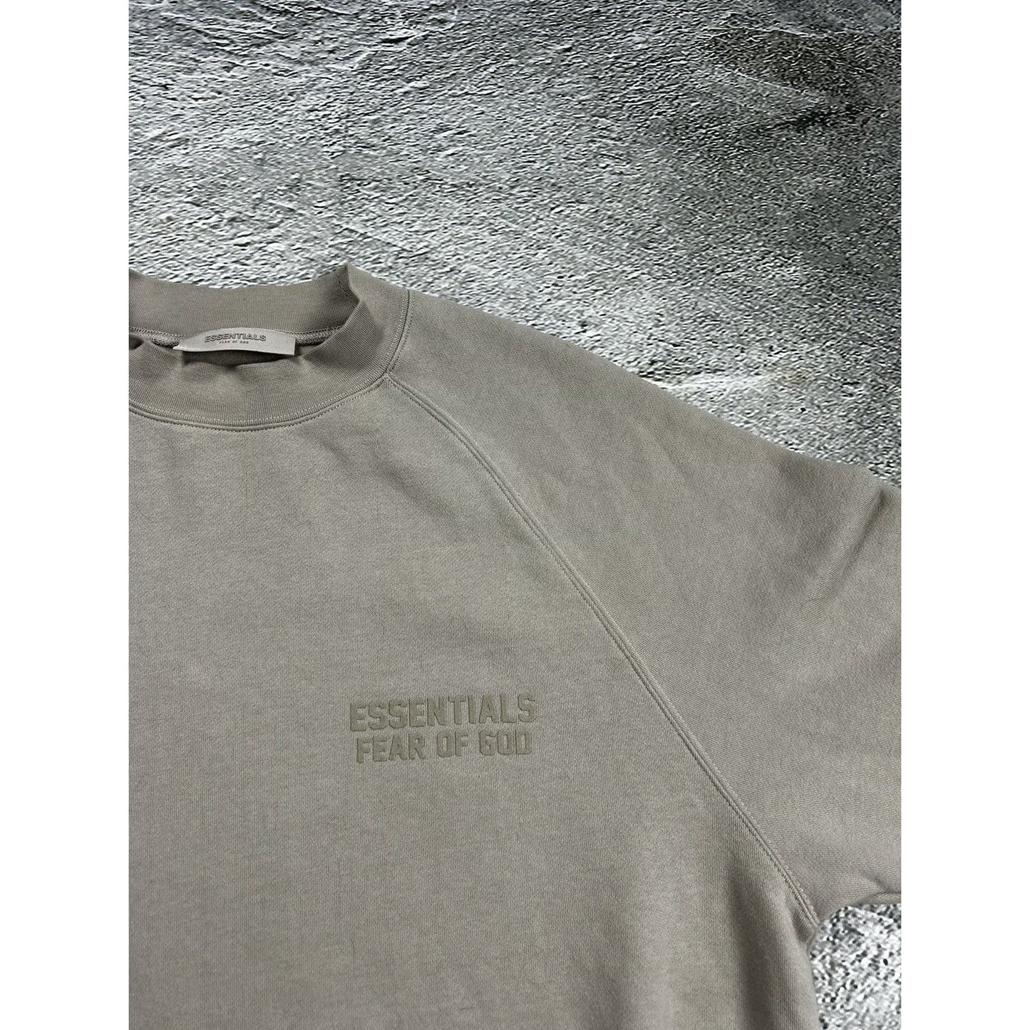 Fear of God Essentials FOG beige sweatshirt