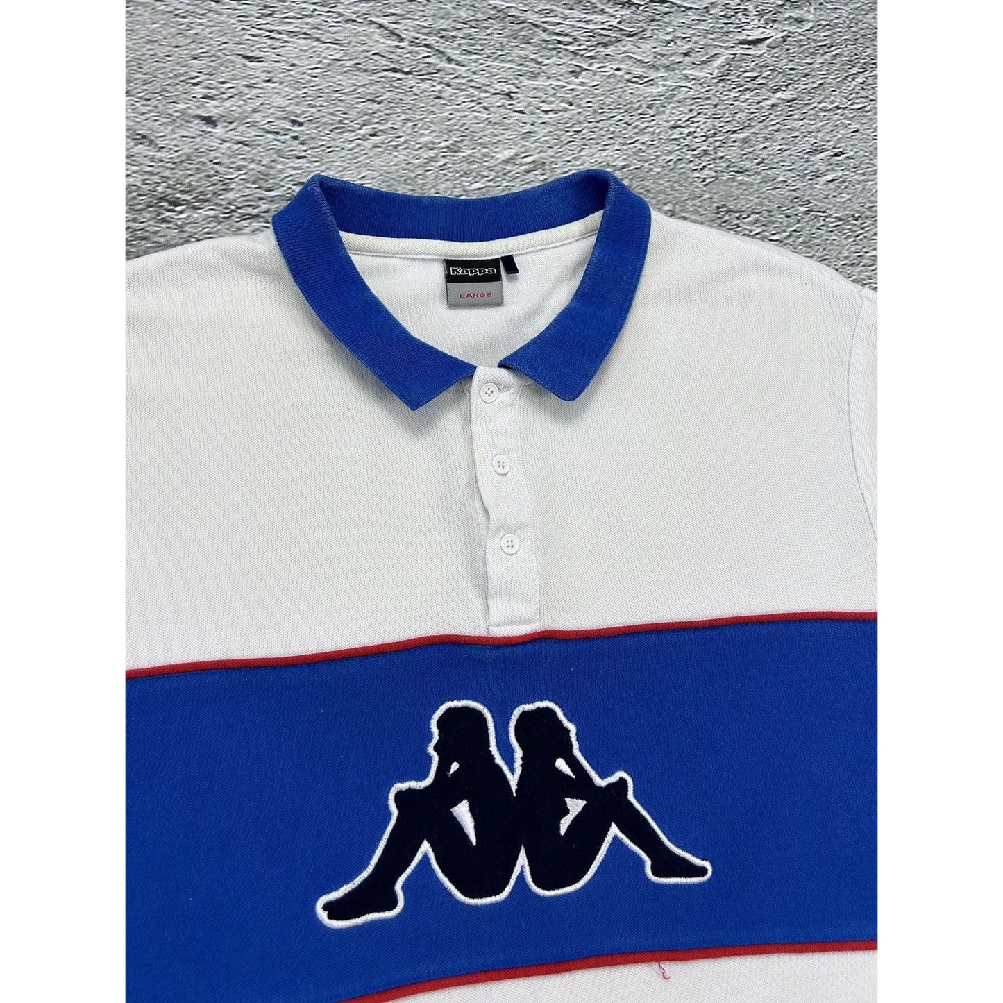 Kappa polo T-shirt big logo swag vintage Y2K