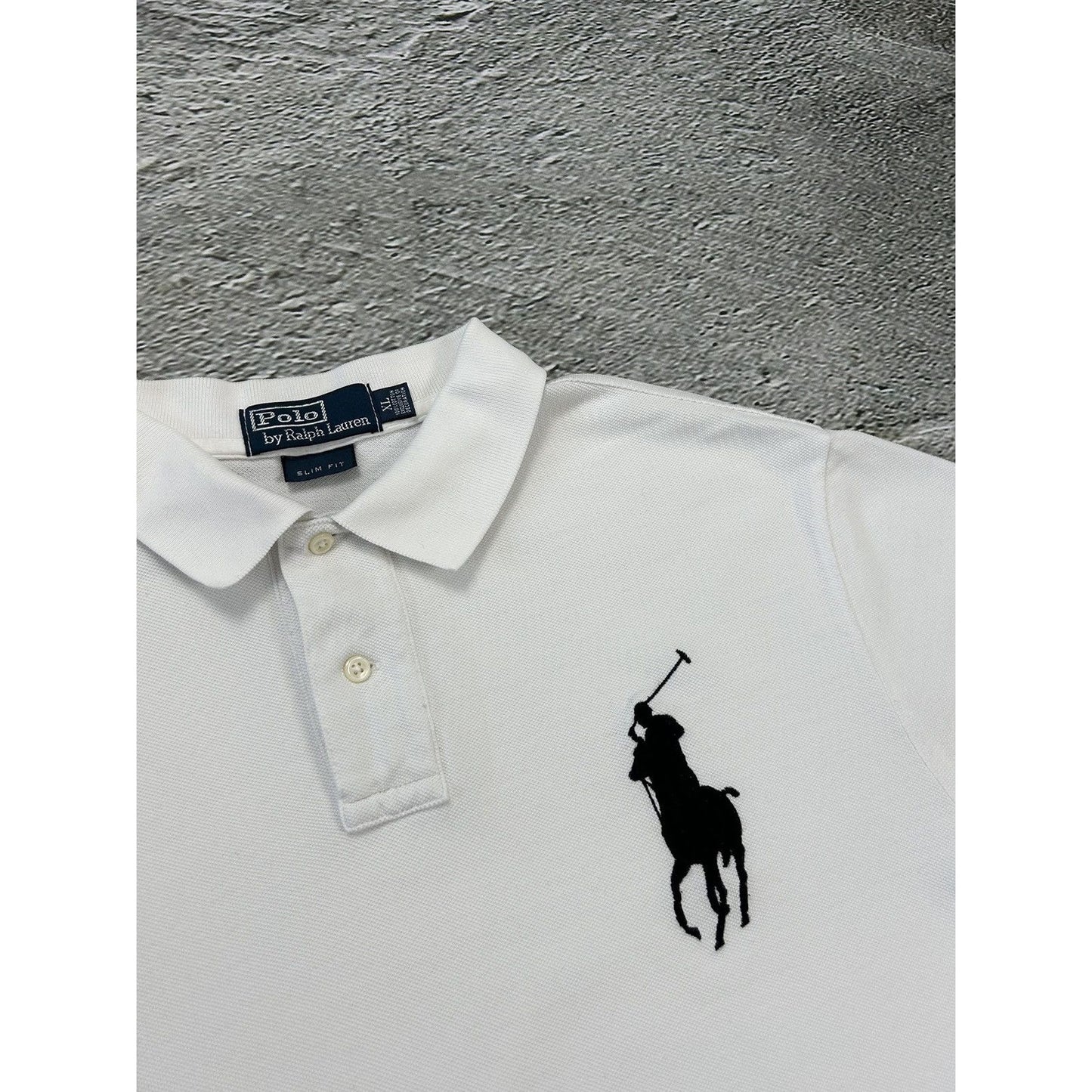 Polo Ralph Lauren vintage white polo T-shirt big pony
