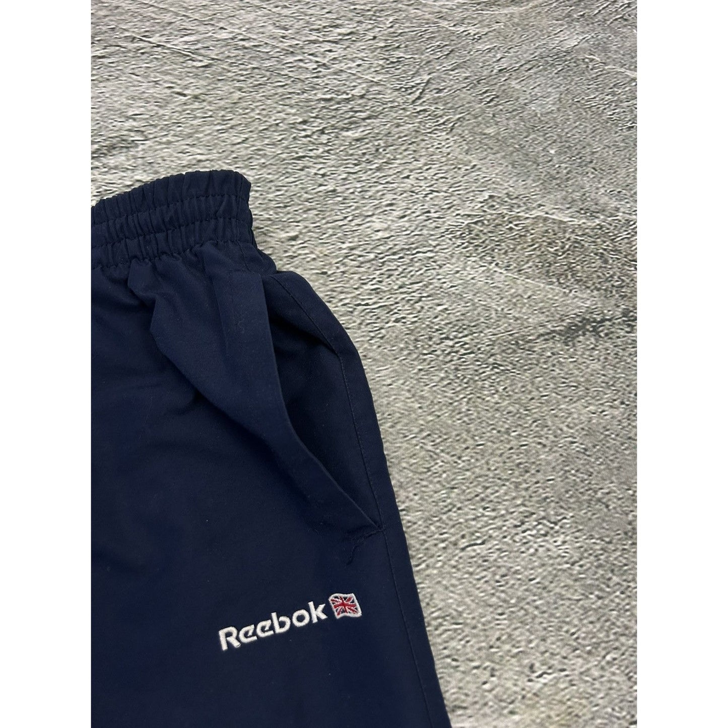Reebok vintage track suit navy track pants nylon UK