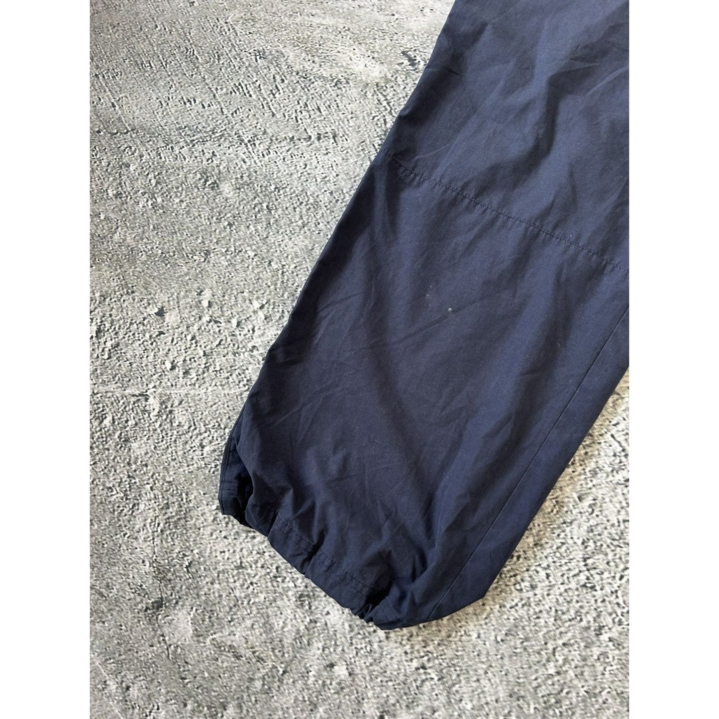 Adidas vintage navy nylon track pants baggy small logo 2000s